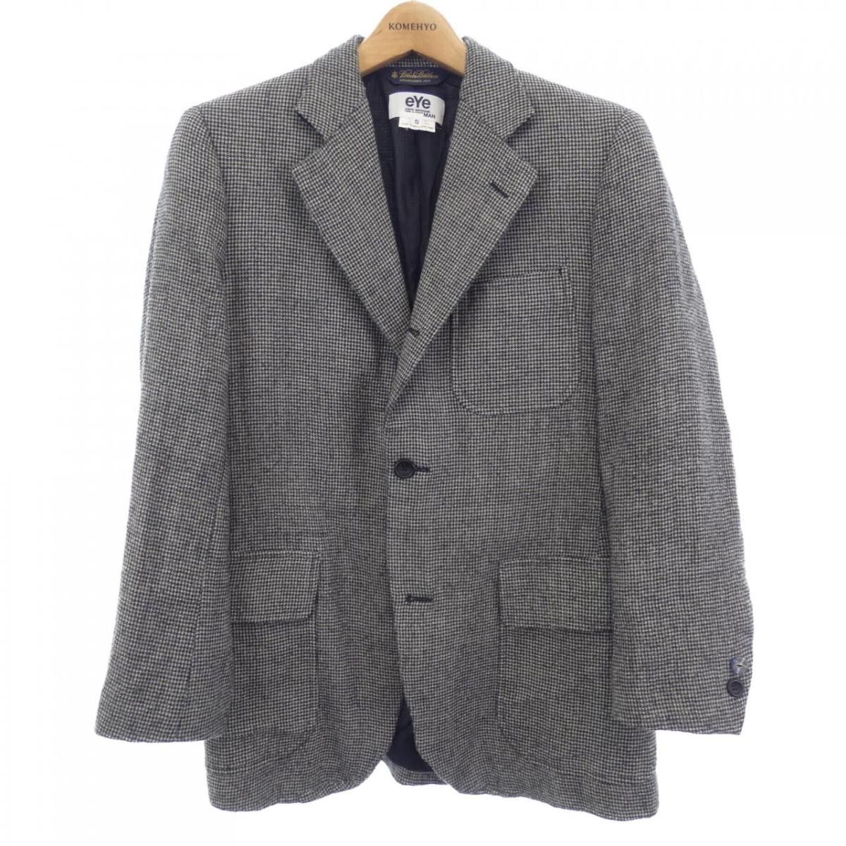 Junya Watanabe Jacket Tailored Checkered Wool Gray Size US S / EU 44-46 / 1 - 1 Thumbnail