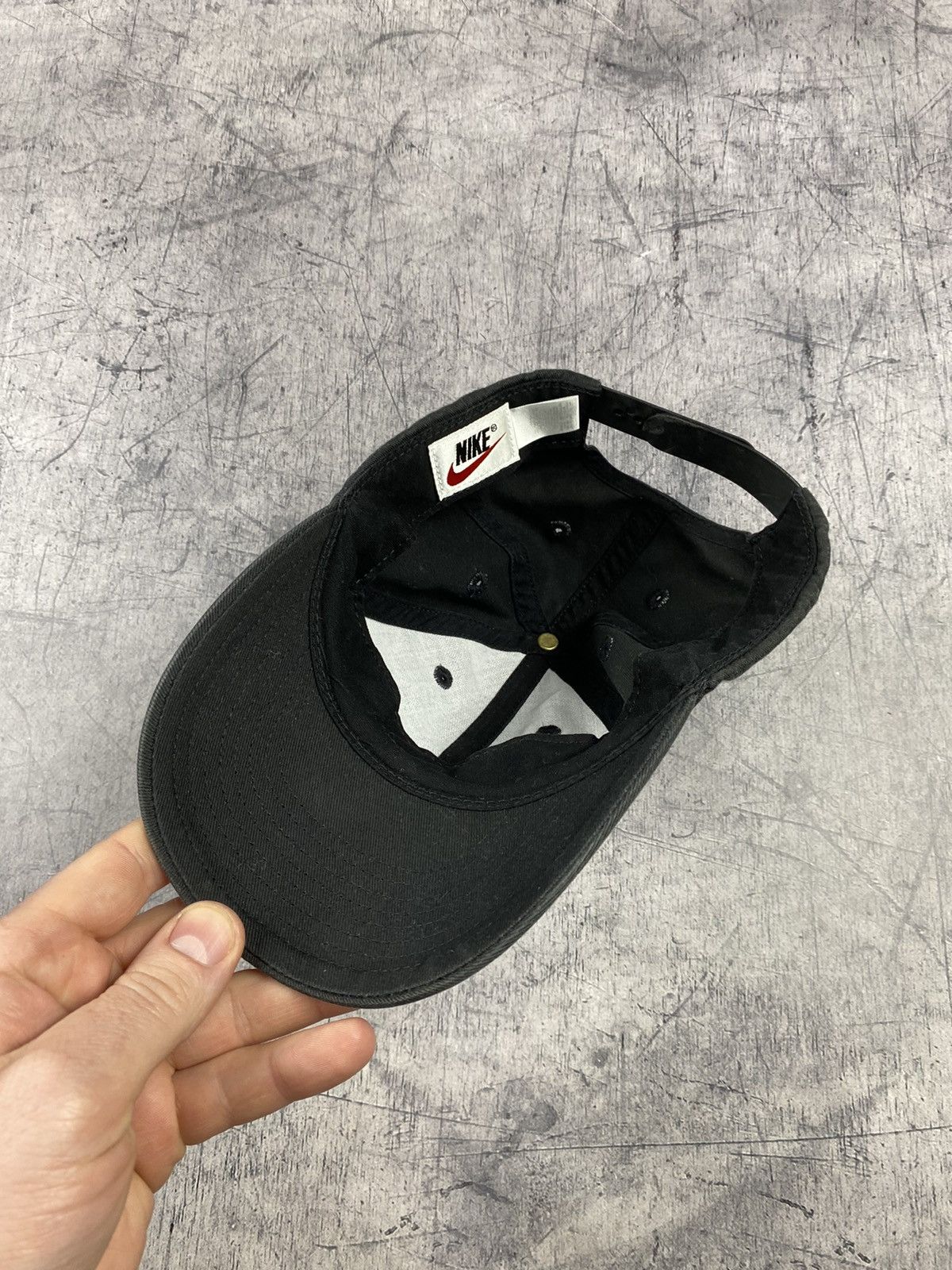 Nike × Vintage Vintage Nike Drill Big Logo Cap Hats Size ONE SIZE - 8 Thumbnail