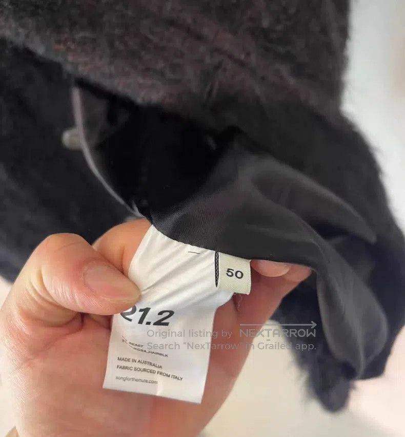 Song For The Mute Song For The Mute Mohair Overcoat Size US M / EU 48-50 / 2 - 8 Thumbnail