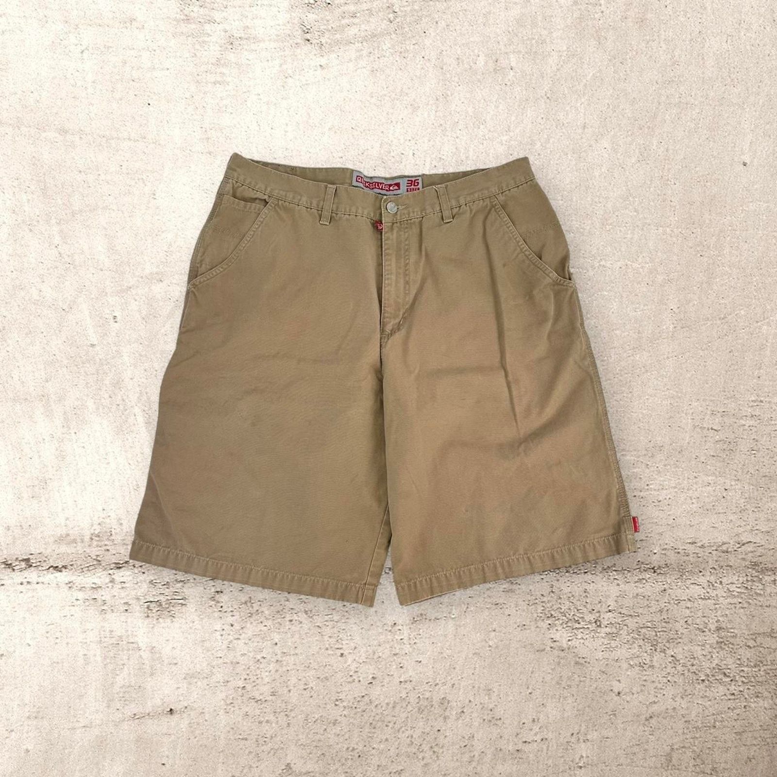 Quiksilver Y2k baggy quiksilver carpenter shorts Size US 36 / EU 52 - 2 Thumbnail