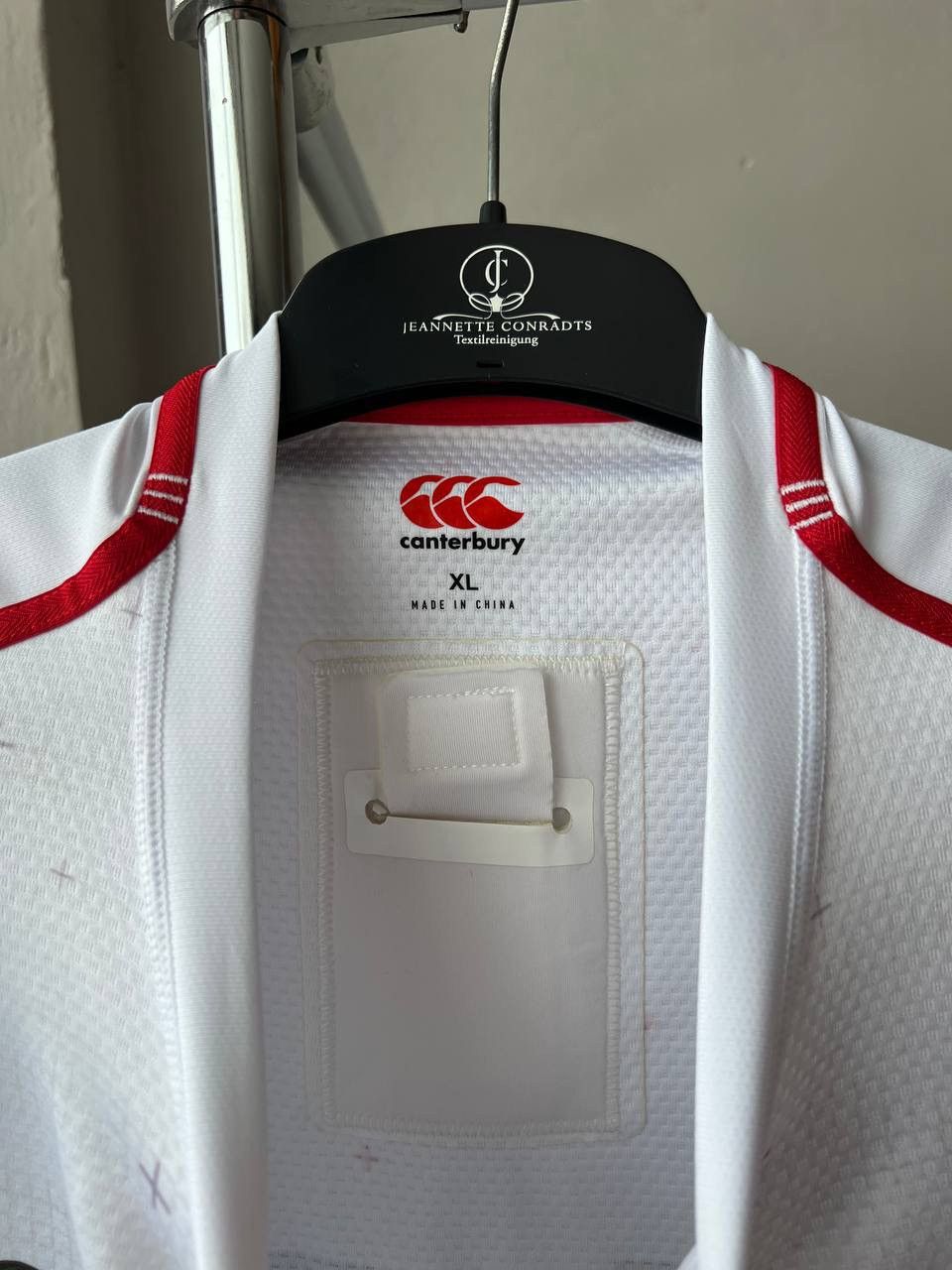 2018 ENGLAND #16 MATCH WORN PLAYER ISSUED U20 RUGBY SHIRT XL