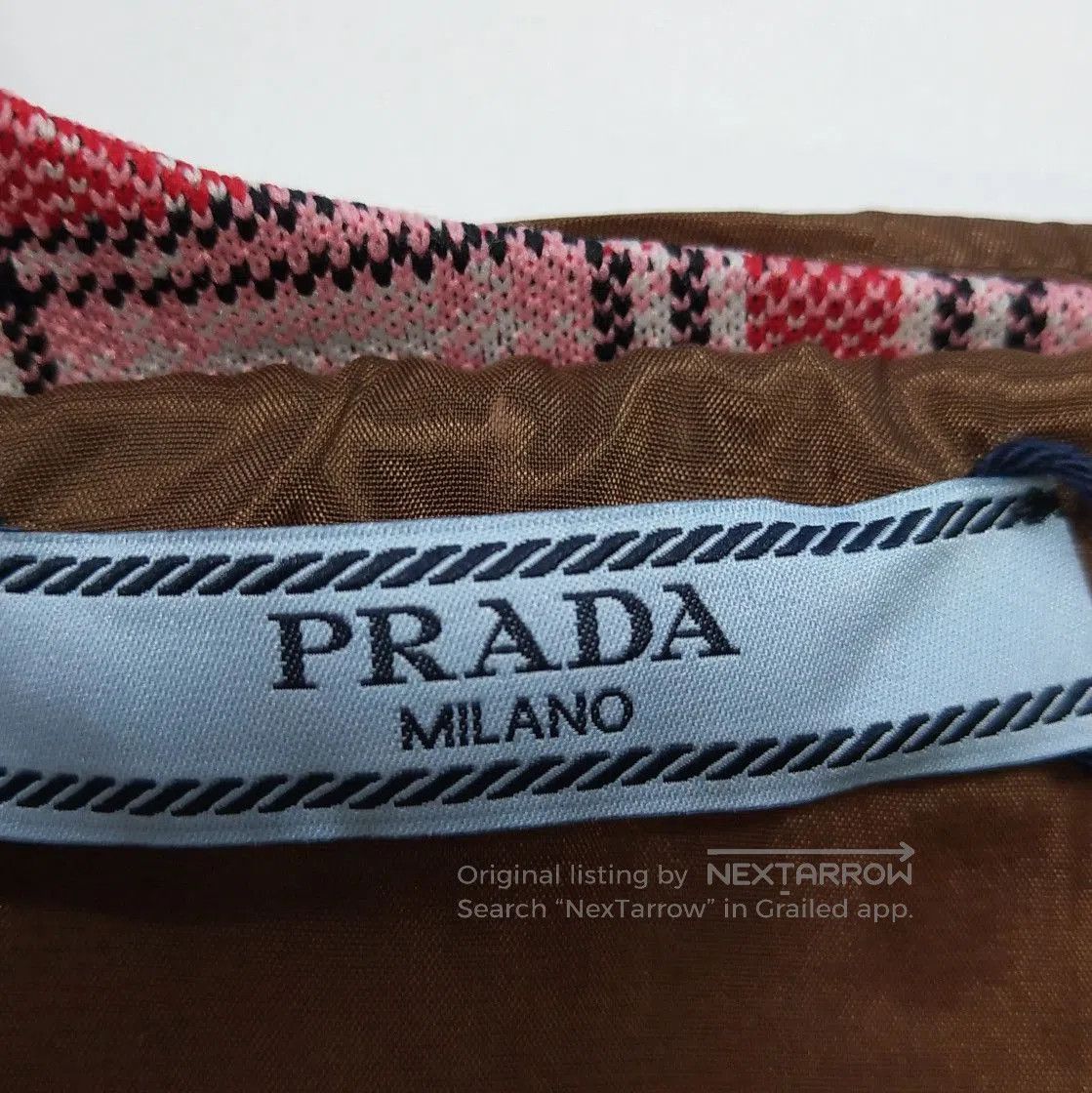 Prada Prada Checkered Crop Top in Vibrant Colors . Size XL / US 12-14 / IT 48-50 - 5 Thumbnail