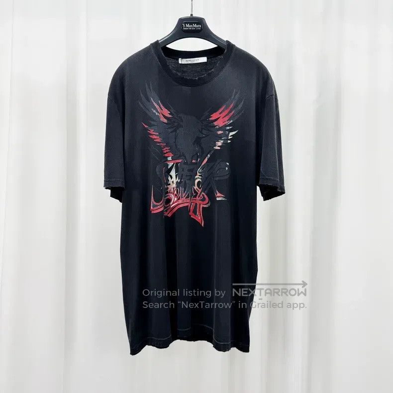Givenchy Givenchy Washed Vintage Printed Letter Short Sleeve (Size Size US XXL / EU 58 / 5 - 1 Thumbnail