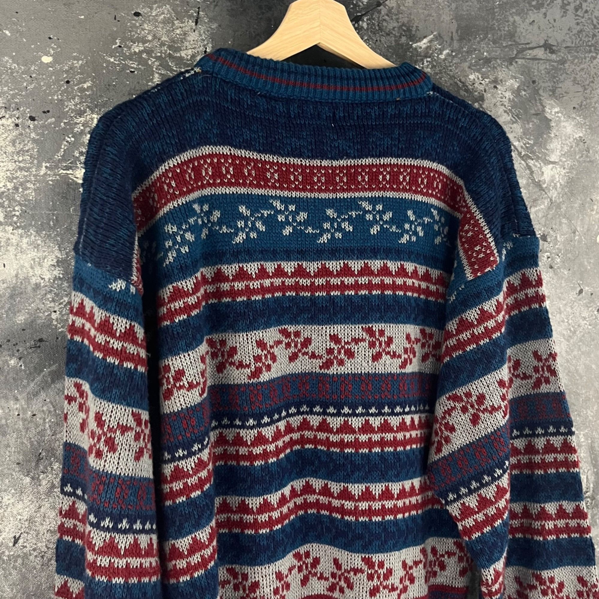 Vintage Vintage 90’s Campus geometric sweater Size US S / EU 44-46 / 1 - 3 Thumbnail