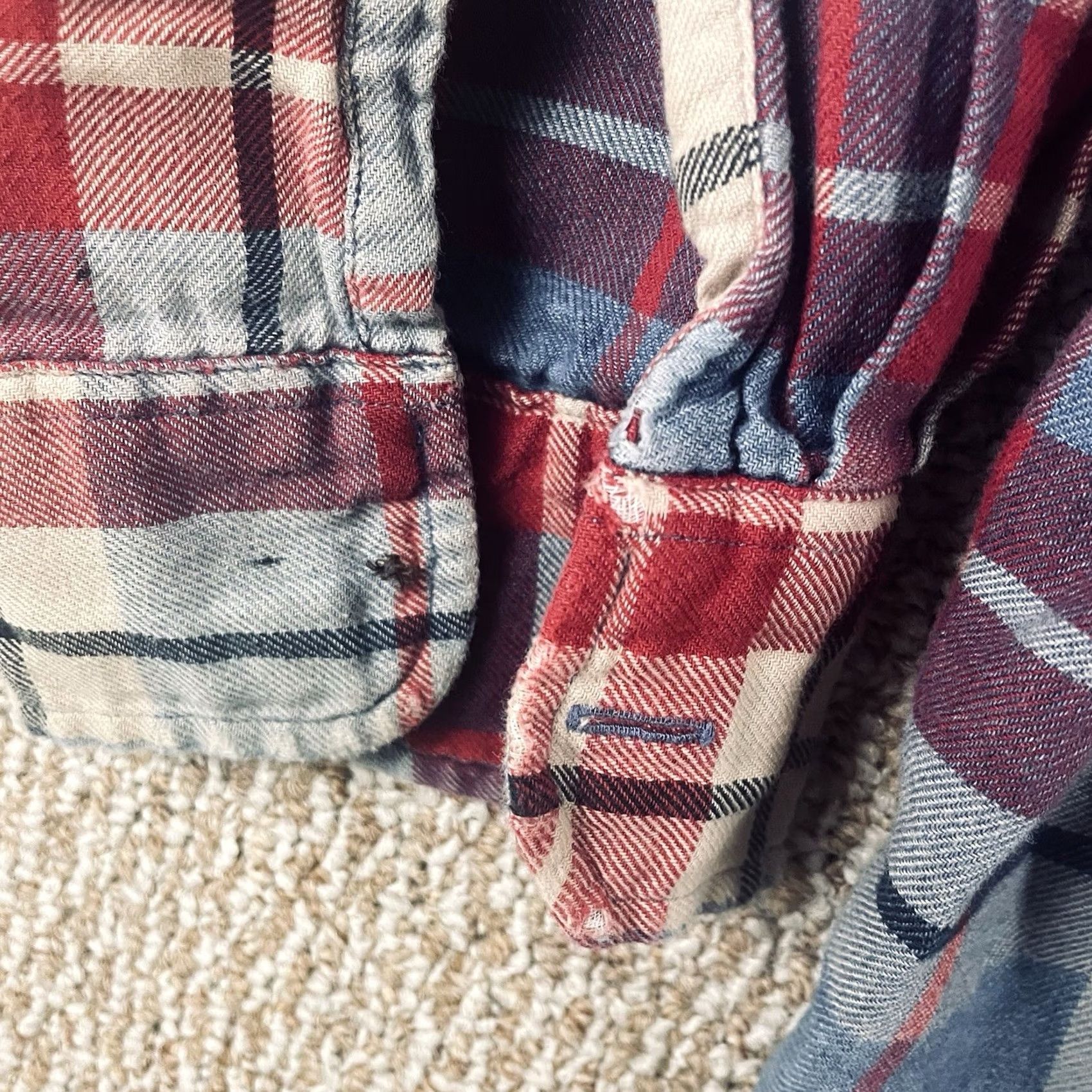 Abercrombie & Fitch VINTAGE Abercrombie & Fitch Shirt Mens L Vtg 90s Men Grunge Flannel Big Shirts Y2K T327 Size US L / EU 52-54 / 3 - 6 Thumbnail