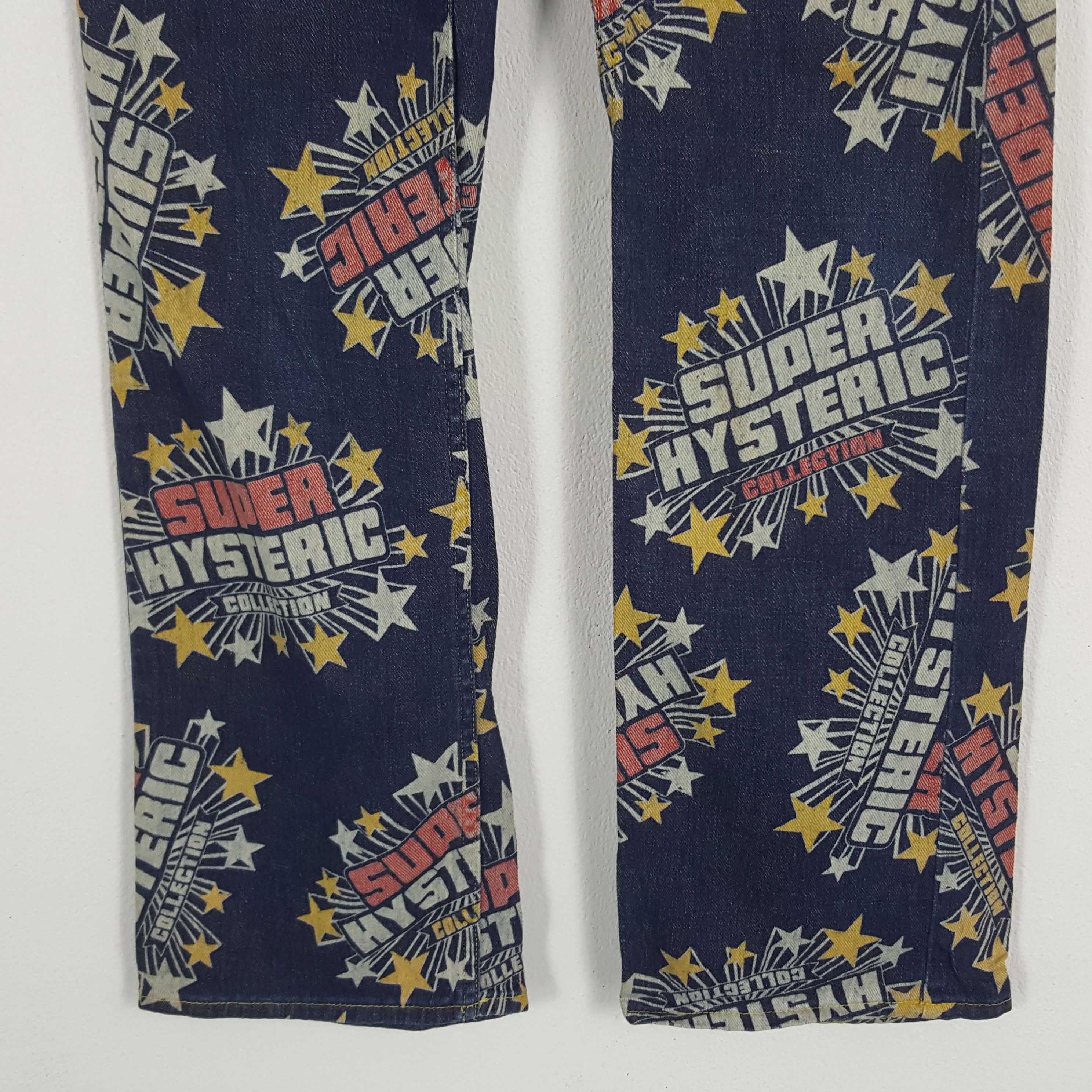 Hysteric Glamour Vintage Hysteric Glamour Japanese Brand Overprint Denim Jean Size US 29 - 3 Thumbnail