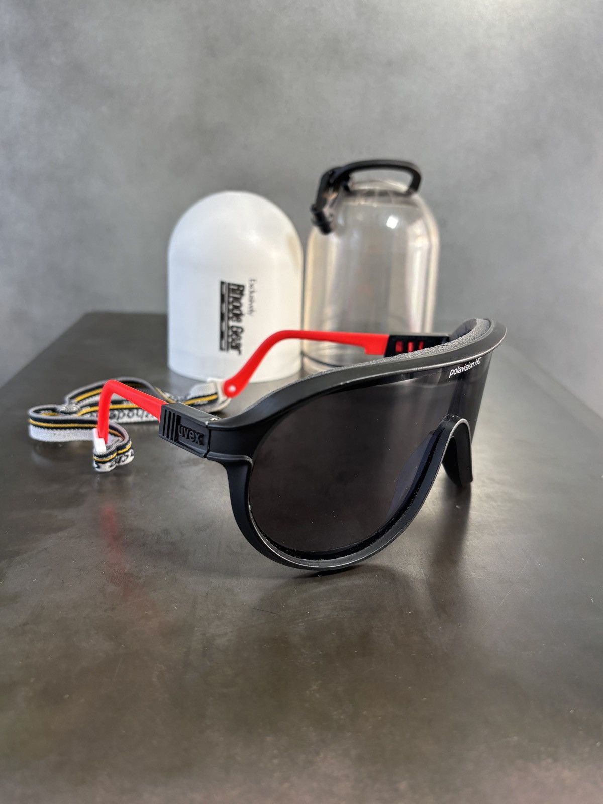 Other × Vintage 1980s Uvex Sportstyle Shield Sunglasses Vintage Cycling USA Size ONE SIZE - 1 Thumbnail