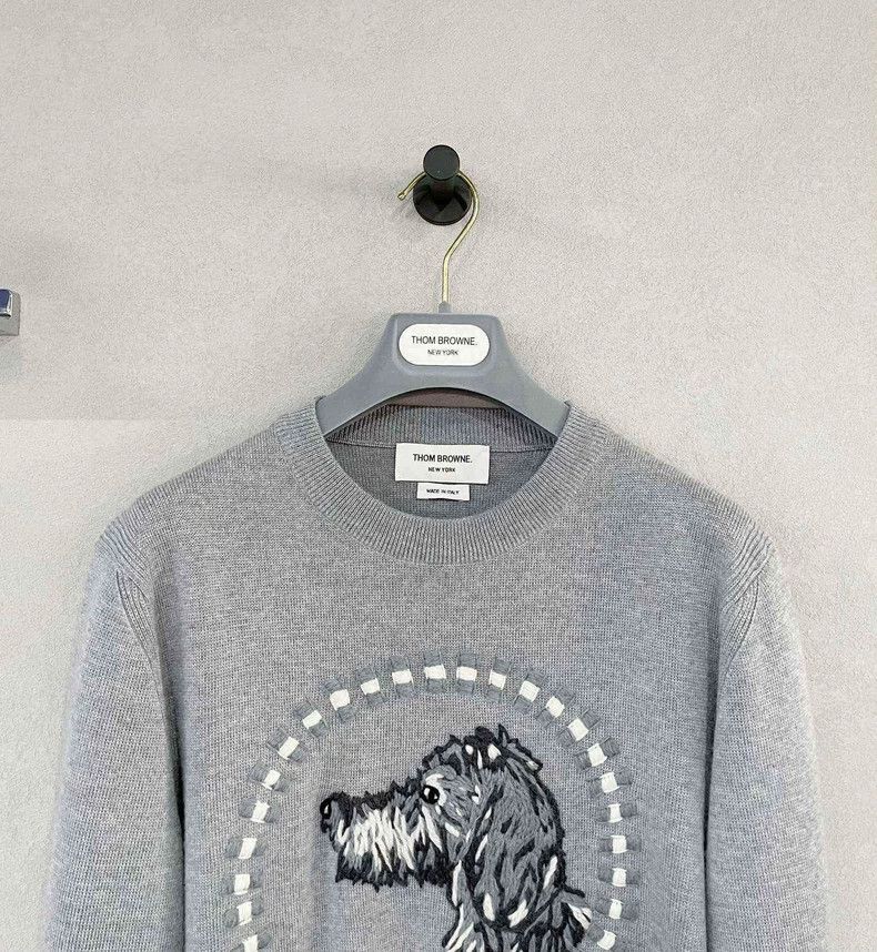 Thom Browne Thom Browne Gray knit long sleeves Size US S / EU 44-46 / 1 - 3 Thumbnail
