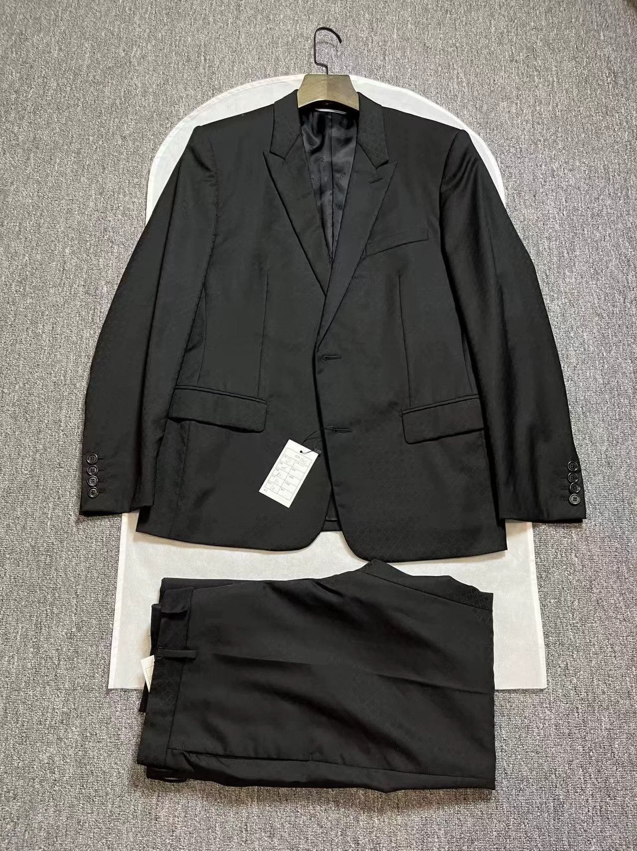 Dior Men's Diamond Pattern Suit Set