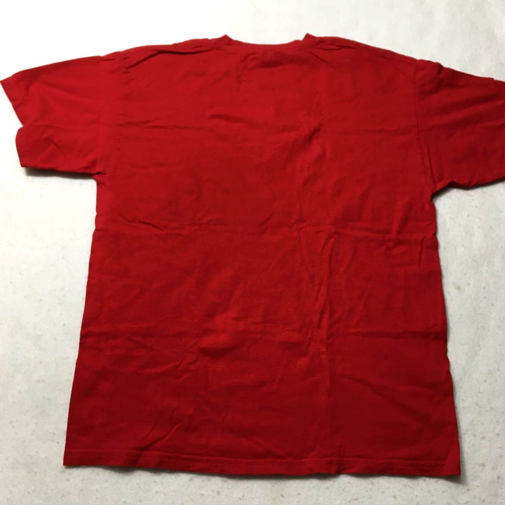 Logo 7 Nike JUST SEND IT Logo M&O cotton Tee T Shirt red Size Large Mens Short Sleeve Size US L / EU 52-54 / 3 - 7 Thumbnail