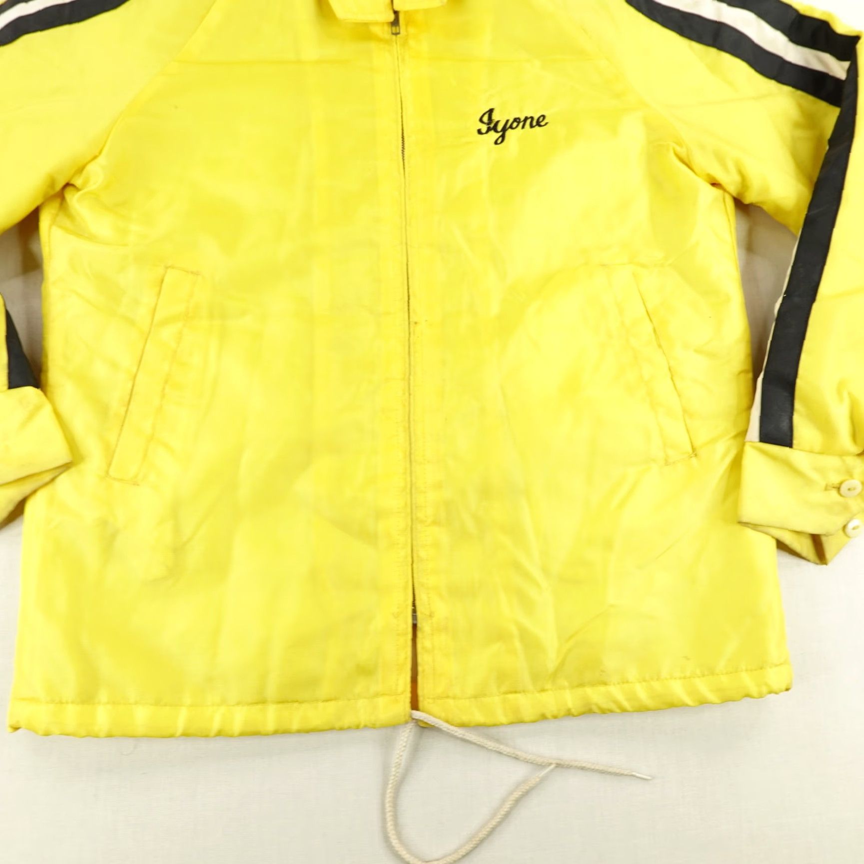 Vintage VINTAGE California Jacket Mens Small Yellow Pan Pacific Petroleum Striped 70s 80s Size US S / EU 44-46 / 1 - 4 Thumbnail
