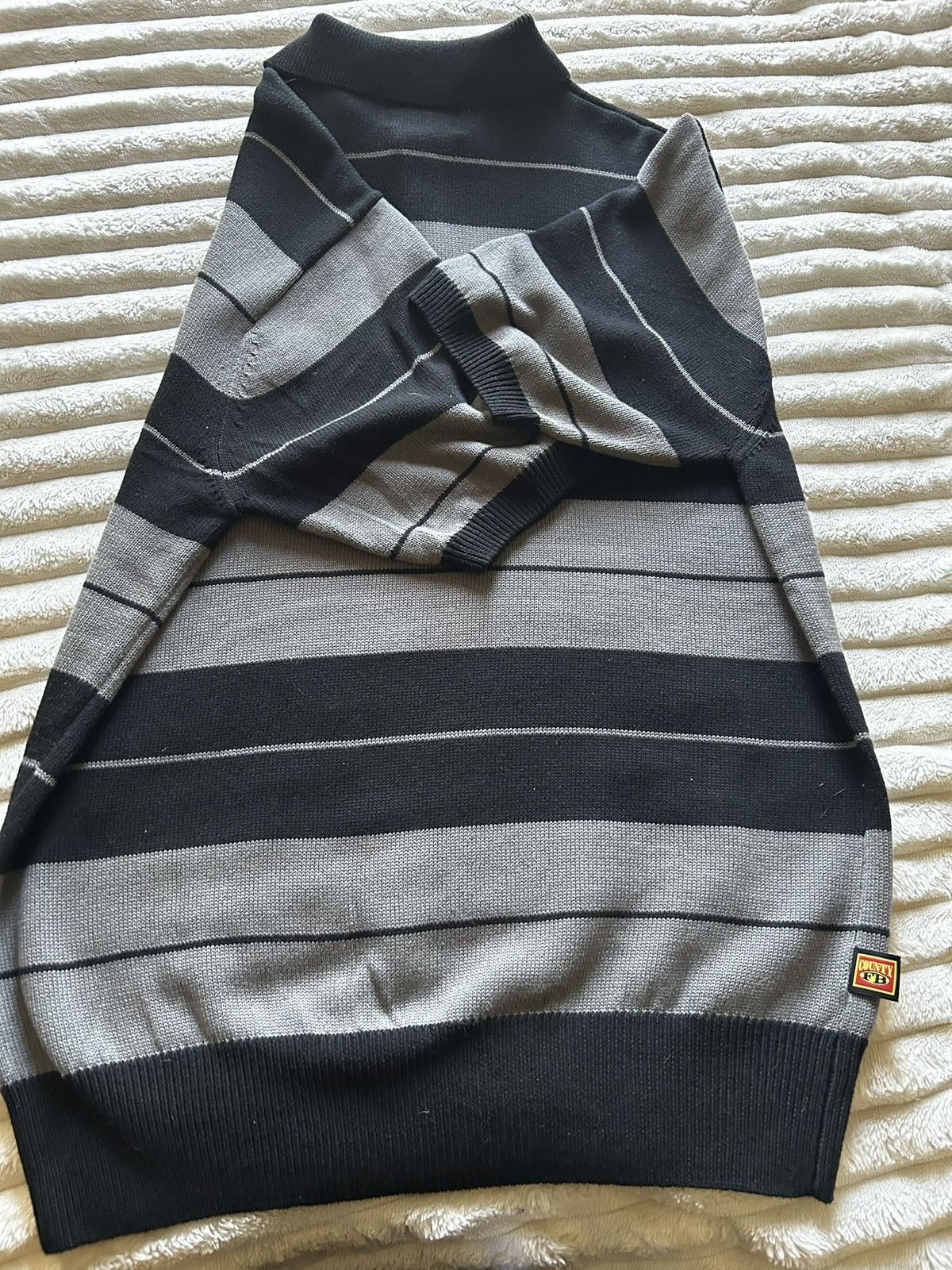 Other Fb county grey and black half button up Charlie Brown shirt Size US L / EU 52-54 / 3 - 6 Thumbnail