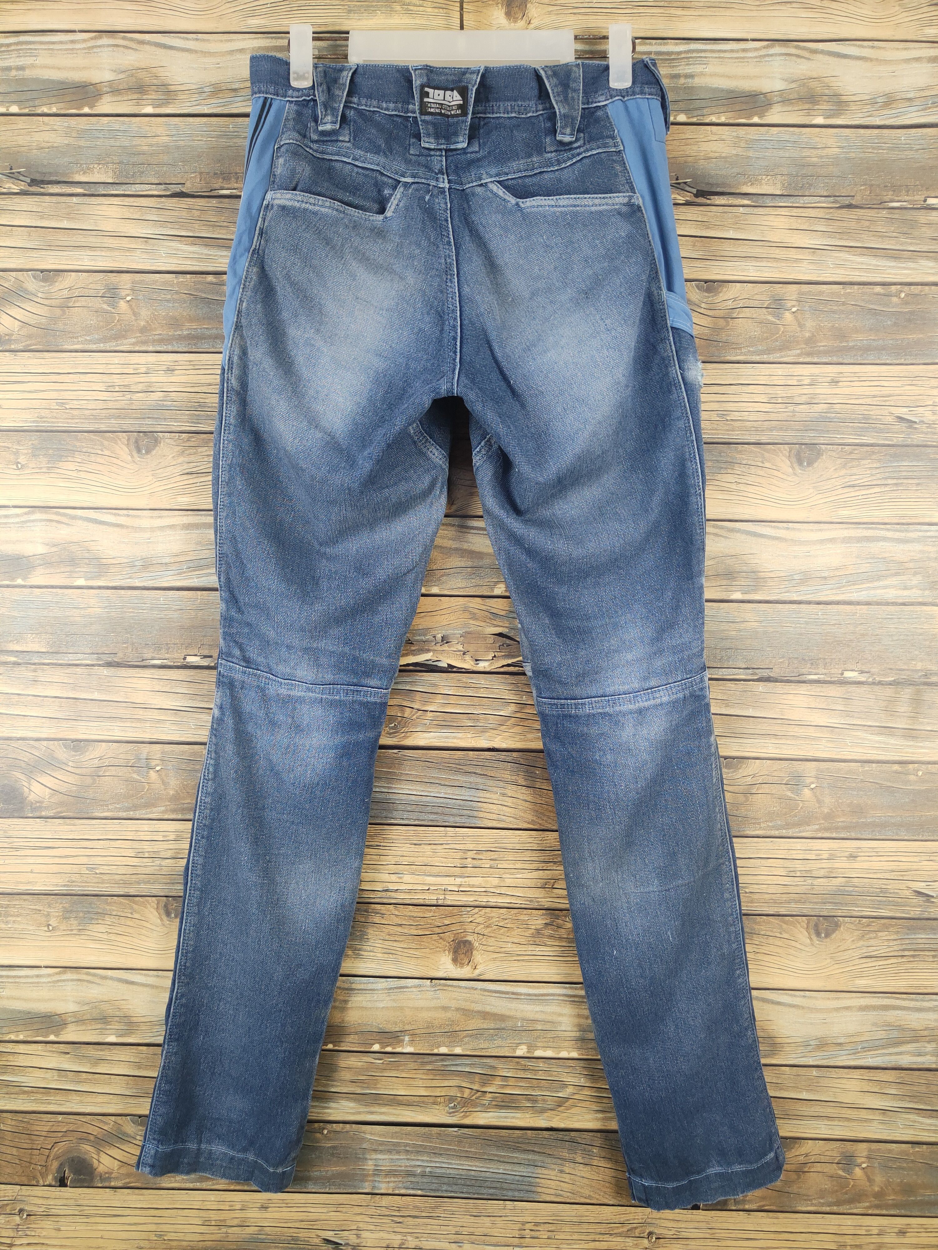 Japanese Brand Toraichi skinny Blue Distressed Ripped denim Jeans #W2001 Size US 29 - 10 Thumbnail