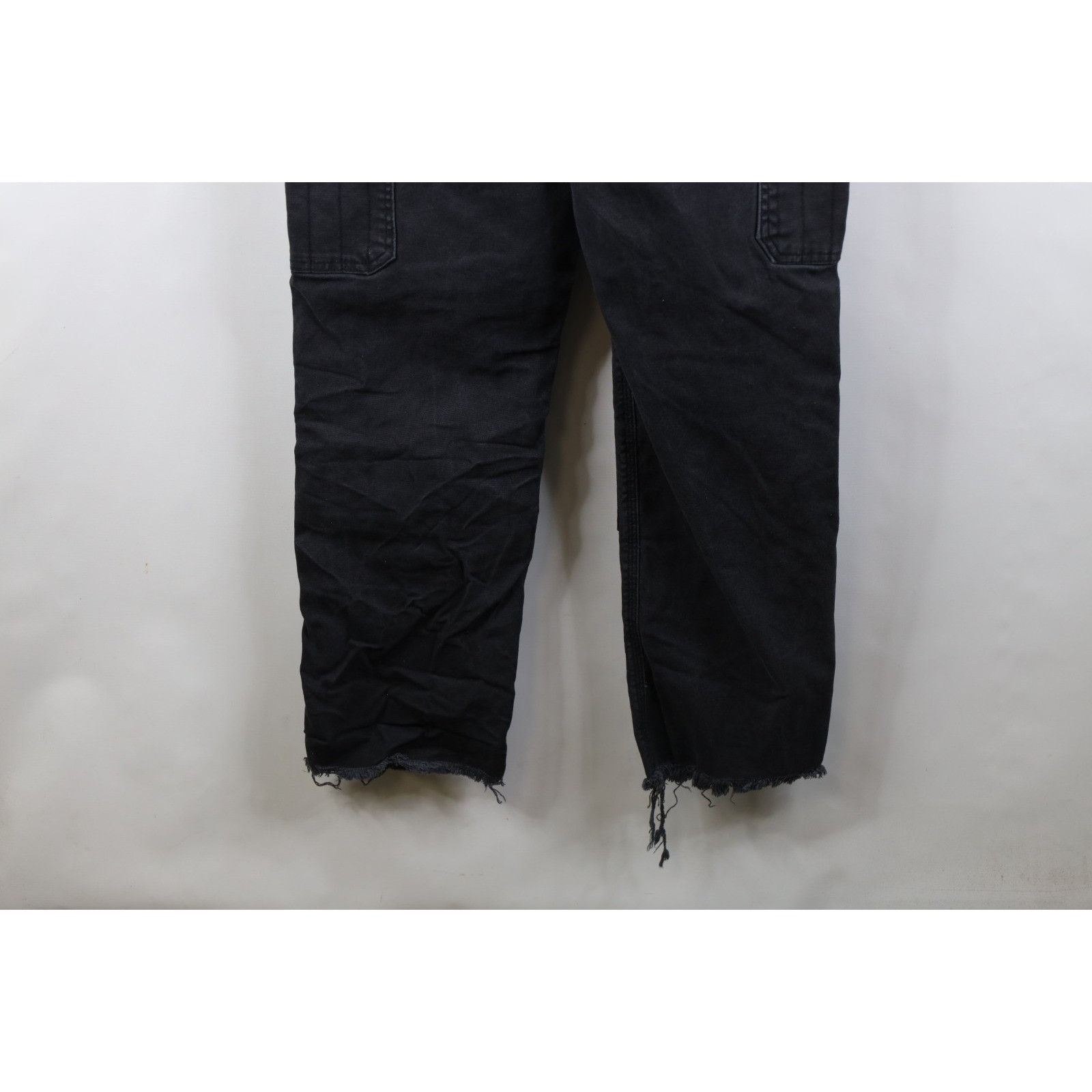 Dickies Vintage Y2K Dickies Distressed Cut Off Canvas Overalls Size 26" / US 2 / IT 38 - 20 Thumbnail