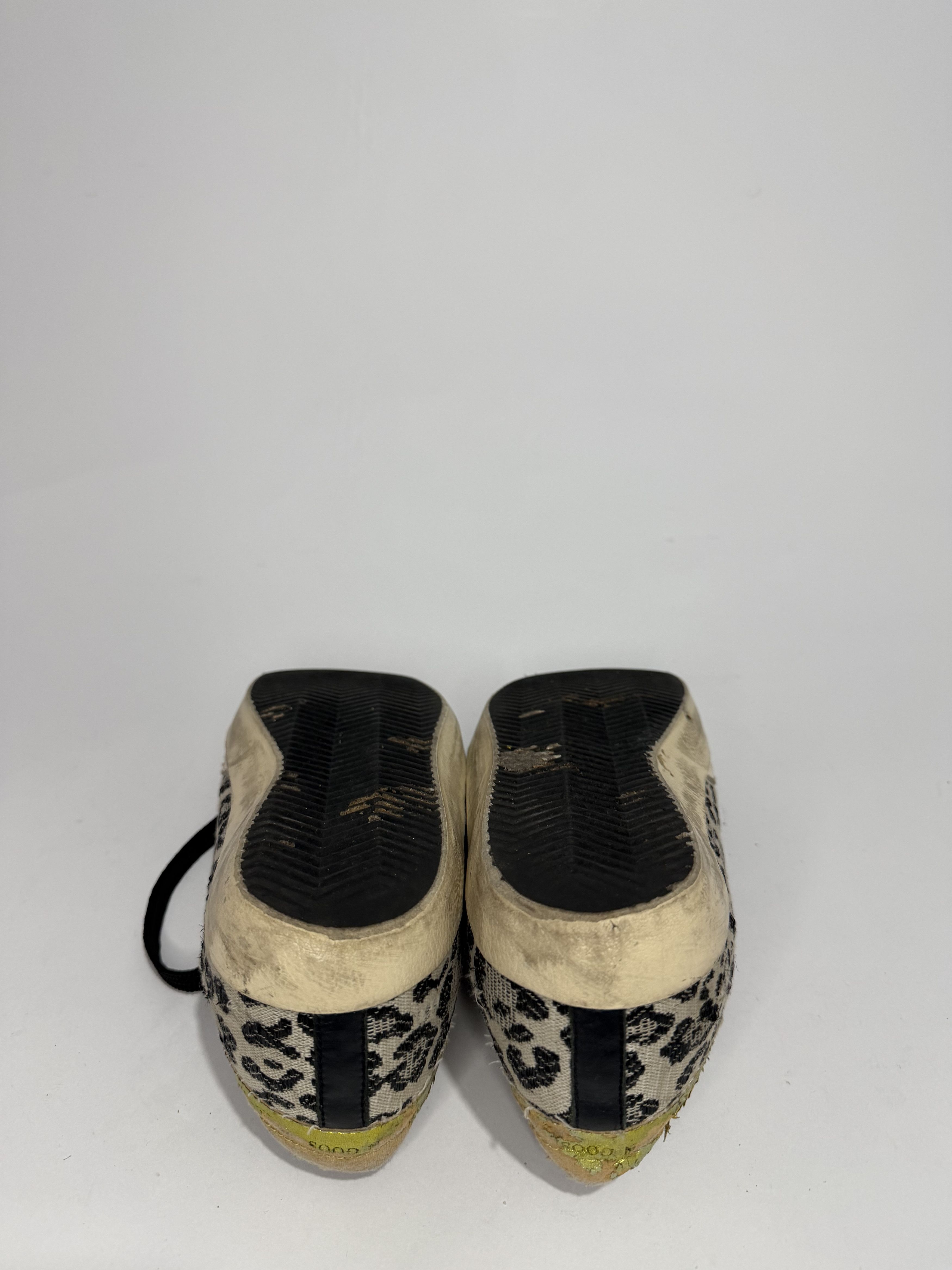 Golden Goose Golden Goose Superstar Leopard Print Distressed Sneakers Size US 8 / EU 41 - 6 Thumbnail