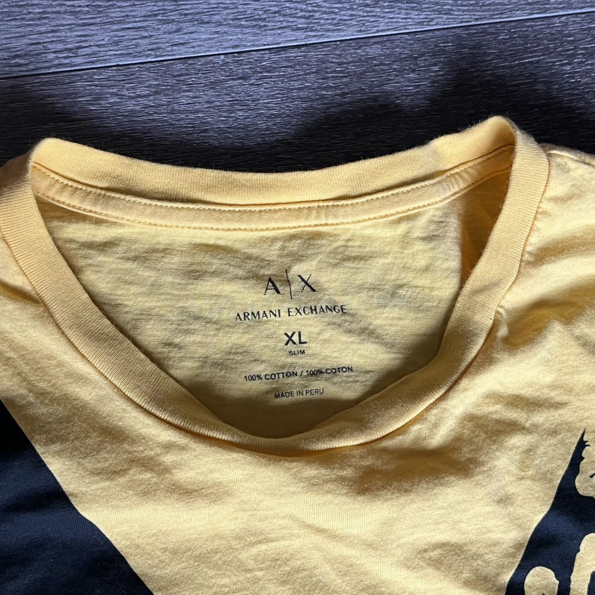 Armani Exchange Armani Exchange Big A X Logo Graphic Slim Fit T Shirt Size US XL / EU 56 / 4 - 3 Thumbnail