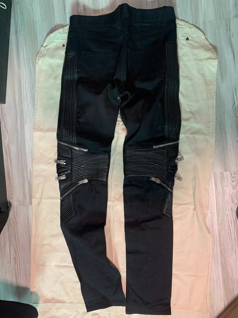Saint Laurent Paris Saint Laurent Paris Knee patchwork motorcycle pants Size US 30 / EU 46 - 6 Thumbnail