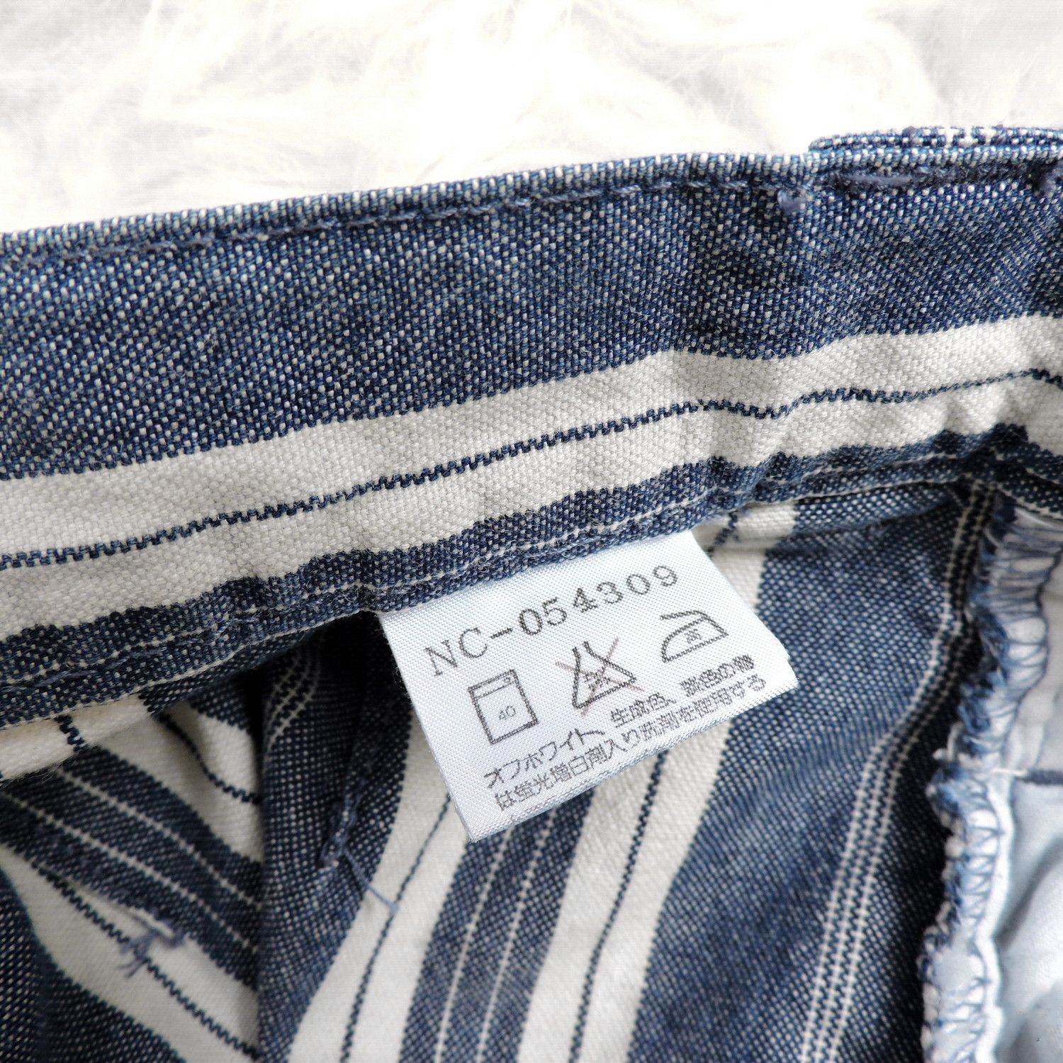 Nigel Cabourn NIGEL CABOURN STRIPED SHORT PANTS Size US 30 / EU 46 - 7 Thumbnail