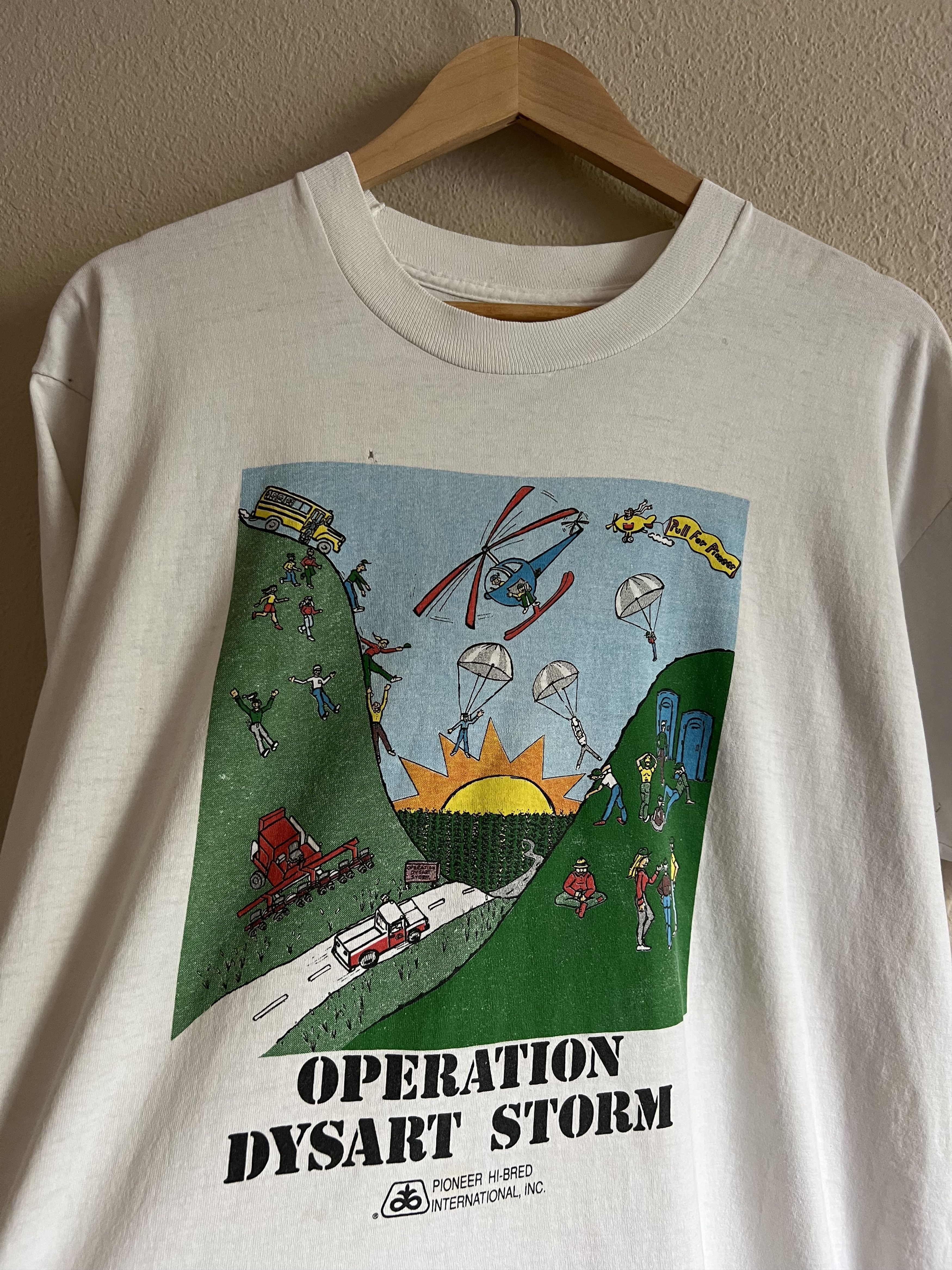 Vintage Vintage 90s Operation Dysart Storm Farming Tee Size US XL / EU 56 / 4 - 1 Thumbnail