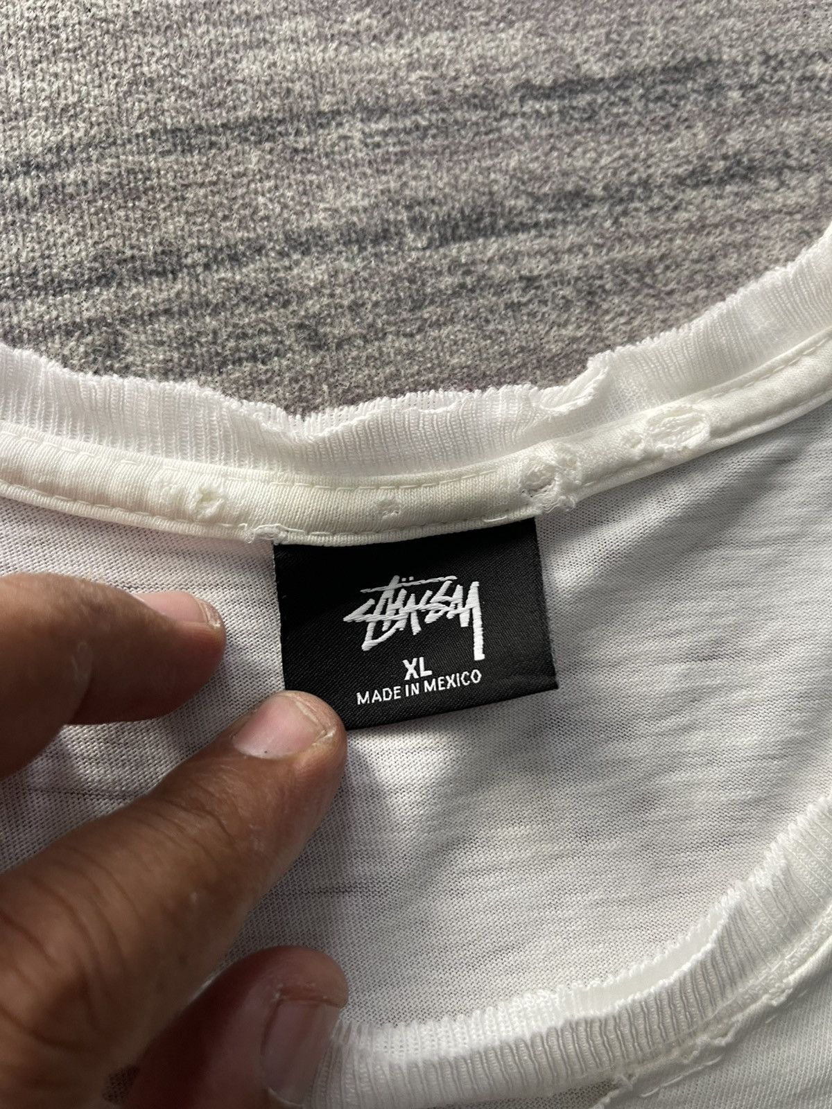Stussy VINTAGE DISTRESSED STUSSY FLORAL SPELL OUT VERY RARE Size US XL / EU 56 / 4 - 4 Thumbnail