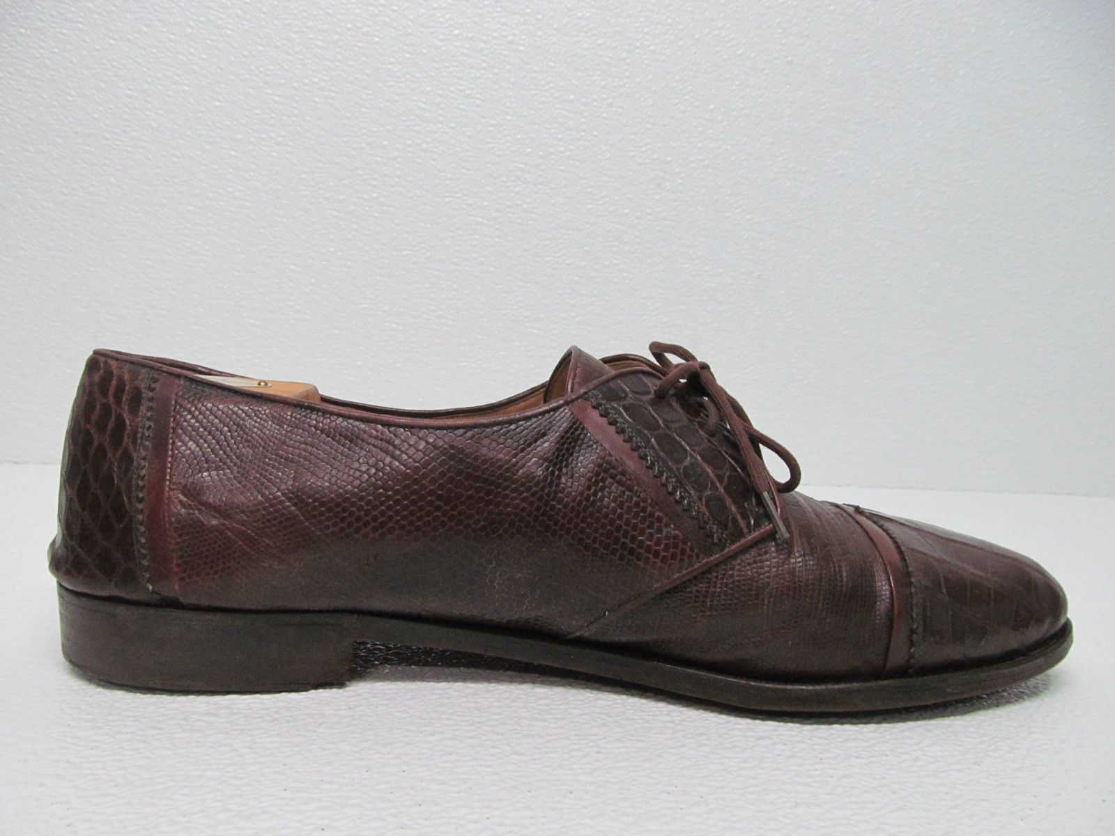 Other Davanzati Alligator Oxfords Exclusive Rubenstein Bros Size US 13 / EU 46 - 5 Thumbnail