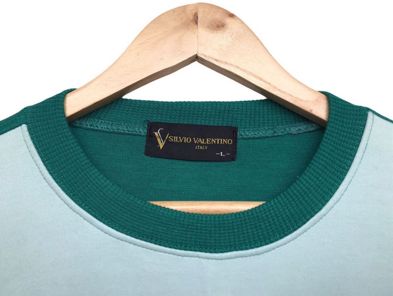 Valentino Vintage Silvio Valentino Spellout Embroidered Sweatshirt Size US L / EU 52-54 / 3 - 5 Thumbnail