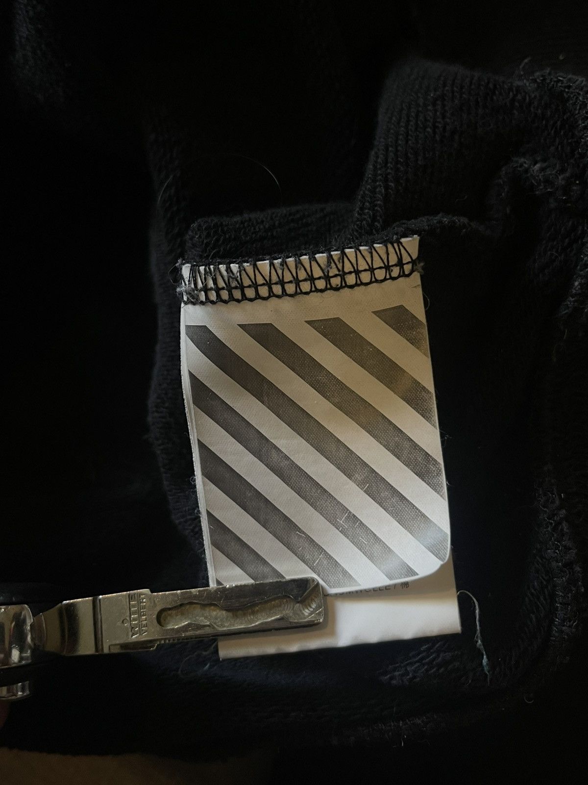 Off-White Off-White Virgil Abloh Ripped Arrows Logo Sweatshirt Size US XS / EU 42 / 0 - 6 Thumbnail