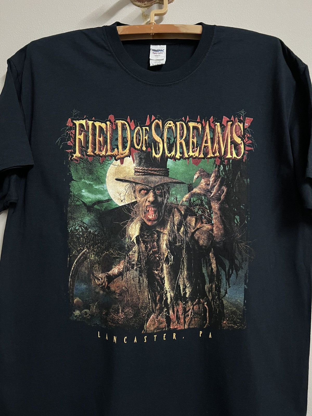Other Field of Screams Horror Scarecrow Tee XL Haunted Size US XL / EU 56 / 4 - 1 Thumbnail