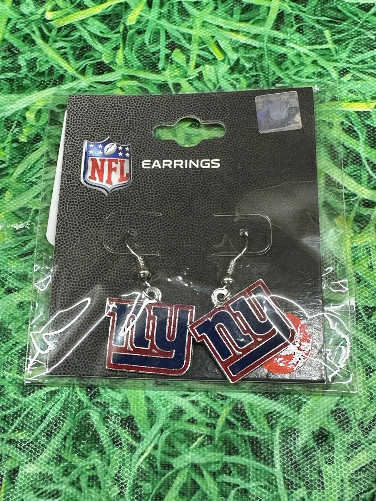 NFL New York Giants Dangle Earrings NFL NEW Size ONE SIZE - 1 Thumbnail