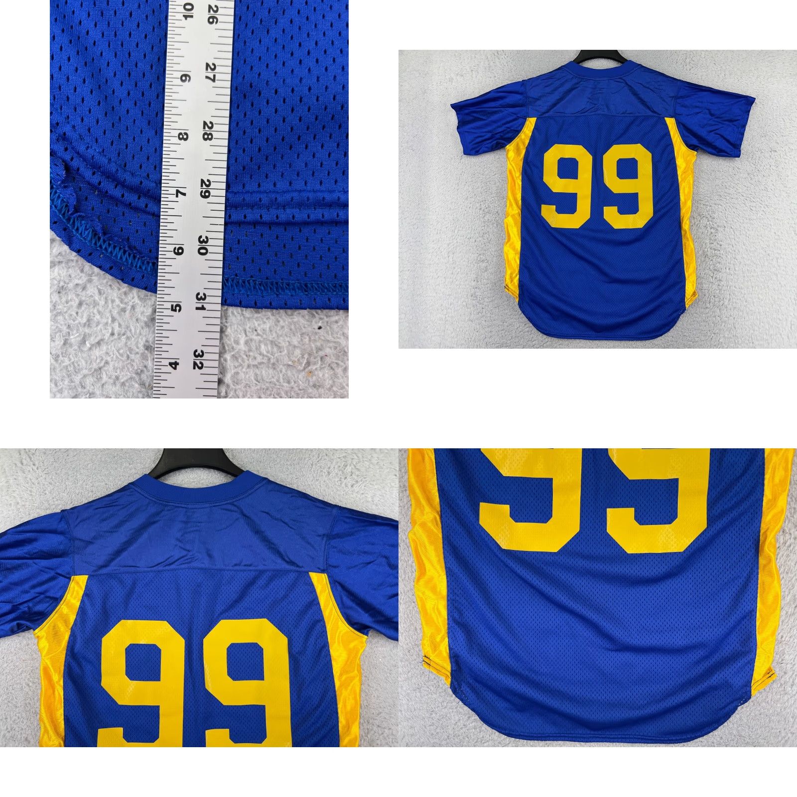 Vintage VINTAGE Carfax Jersey Shirt Adult Large Blue Yellow #99 Short Sleeve Nylon Logo Embroidered Mens T-Shirt Car Size US L / EU 52-54 / 3 - 9 Thumbnail
