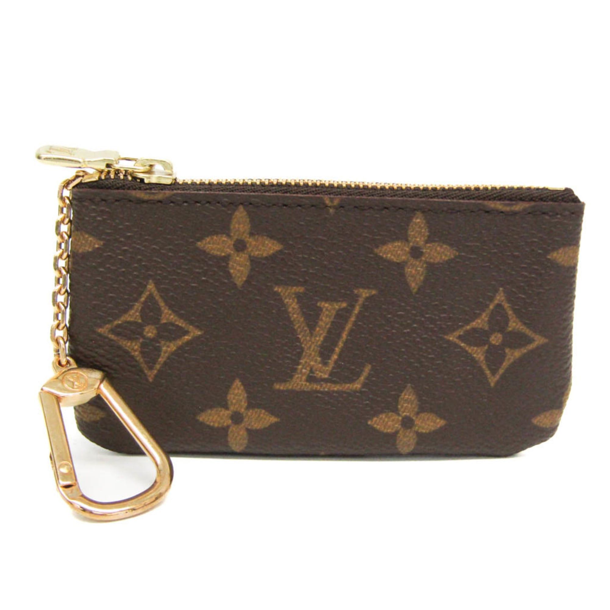 Louis Vuitton Monogram Key Pouch M62650 MenWomen Monogram Coin Purse/coin Case Brown