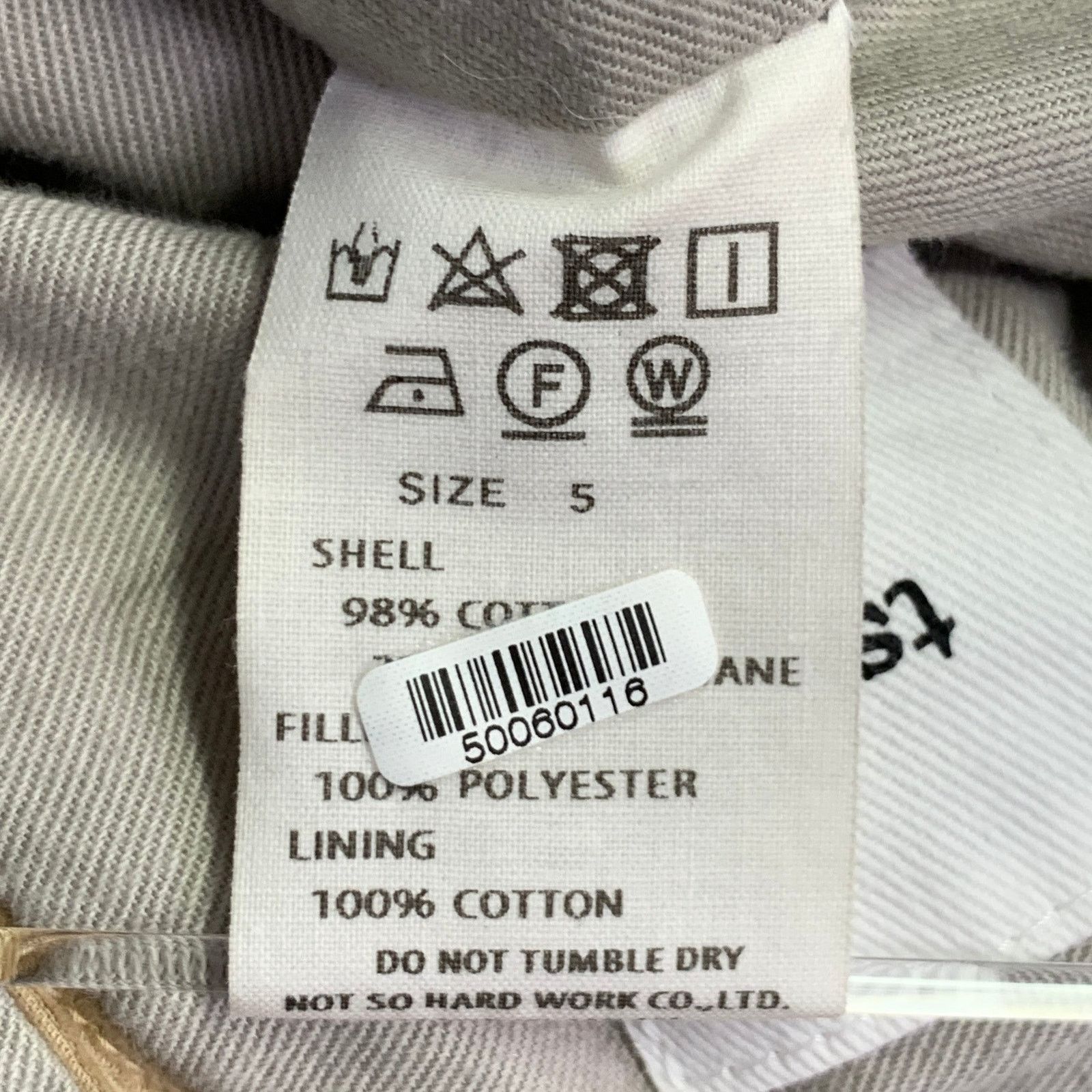 Ts(S) Beige Corduroy Cotton Tapered Cuffed Button Fly Casual Pants Size US 36 / EU 52 - 5 Thumbnail