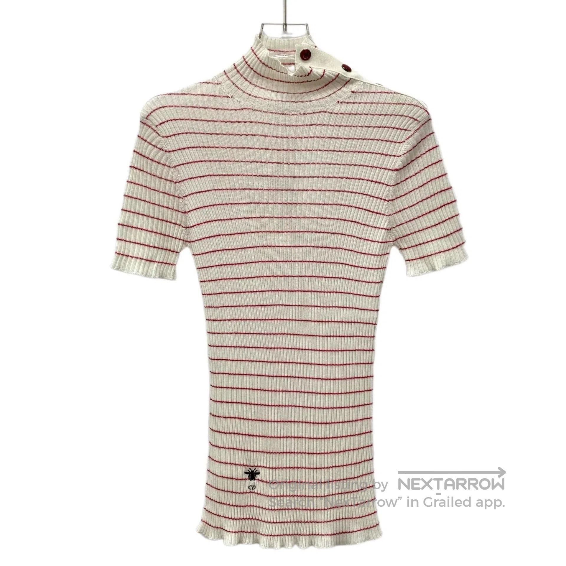 Dior Dior Colorblock Striped Embroidered Knit Top. Size US M / EU 48-50 / 2 - 1 Thumbnail