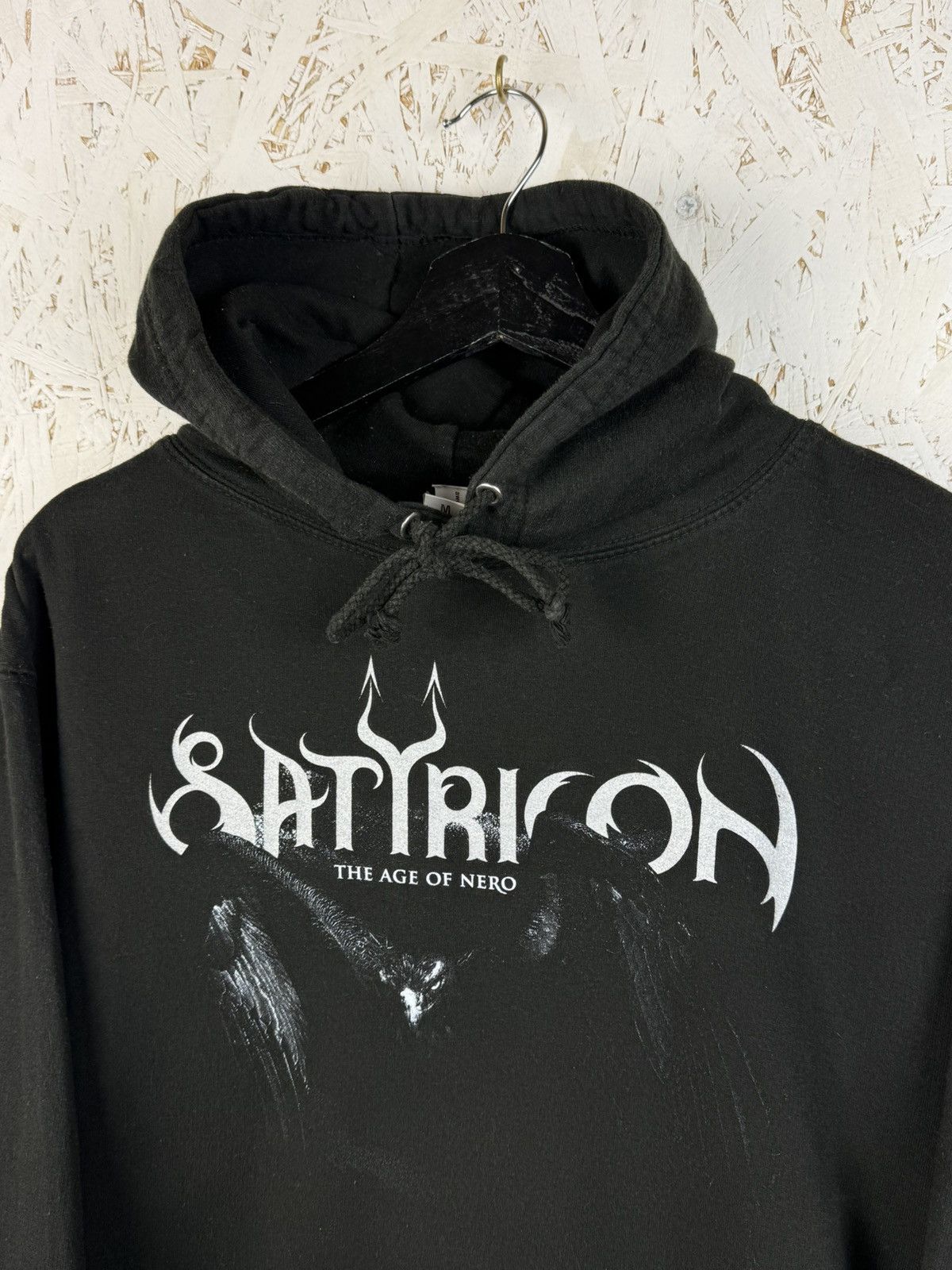 Band Tees Vintage Satyricon The Age Of Nero 2008 Black Metal Hoodie M Size US M / EU 48-50 / 2 - 2 Thumbnail