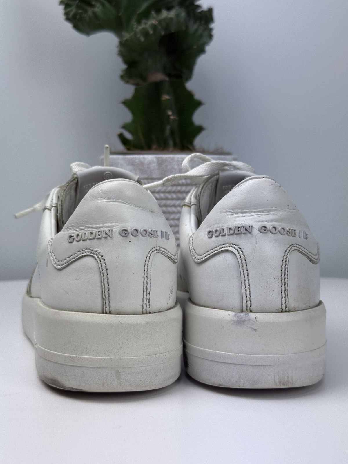 Golden Goose Golden Goose Pure Star White Leather Sneakers Women’s EU36 Size US 6 / IT 36 - 5 Thumbnail