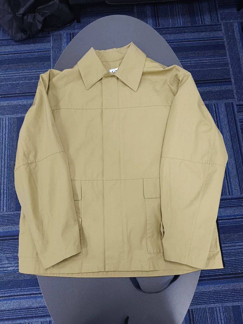Loewe LOEWE Leather cloth spliced zipper long sleeve jacket Size M / US 6-8 / IT 42-44 - 1 Thumbnail