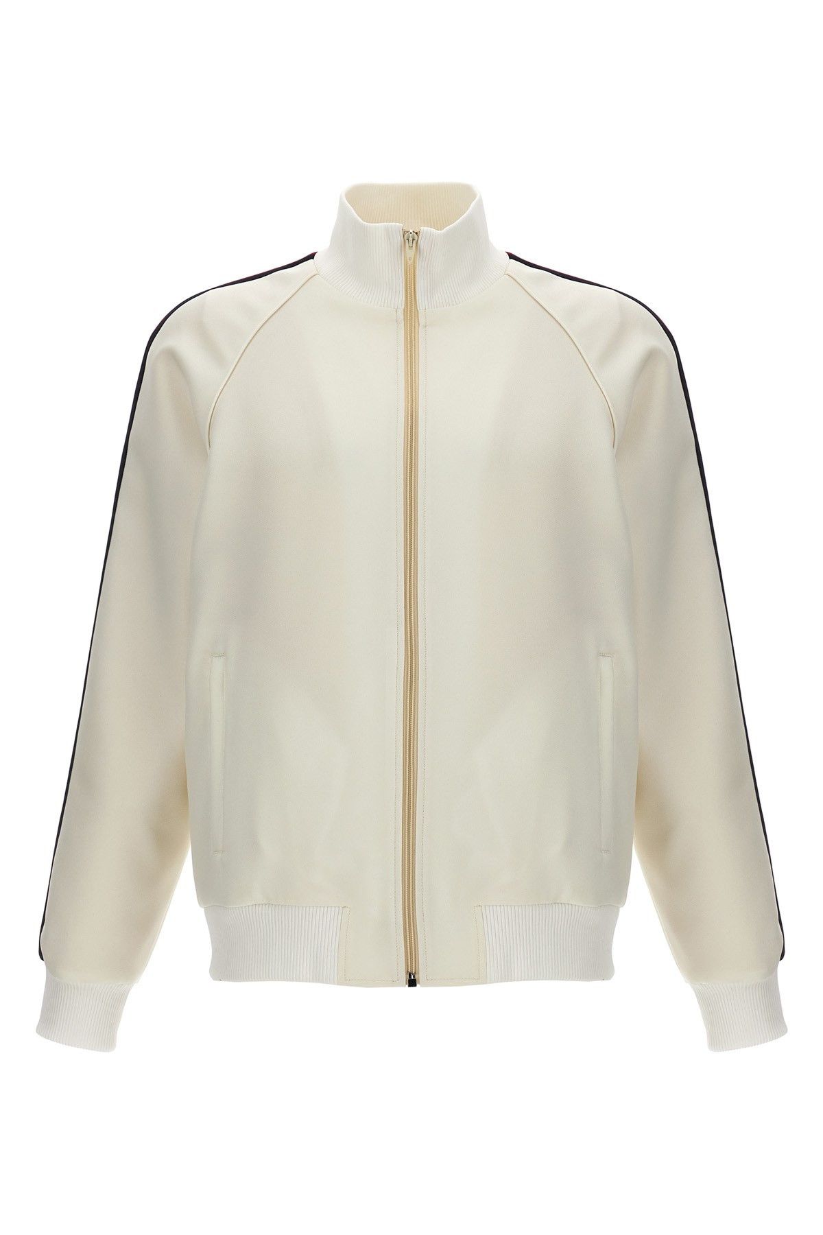 image of Gucci Web Tape Drill Sweatshirt in White, Men's (Size Small)