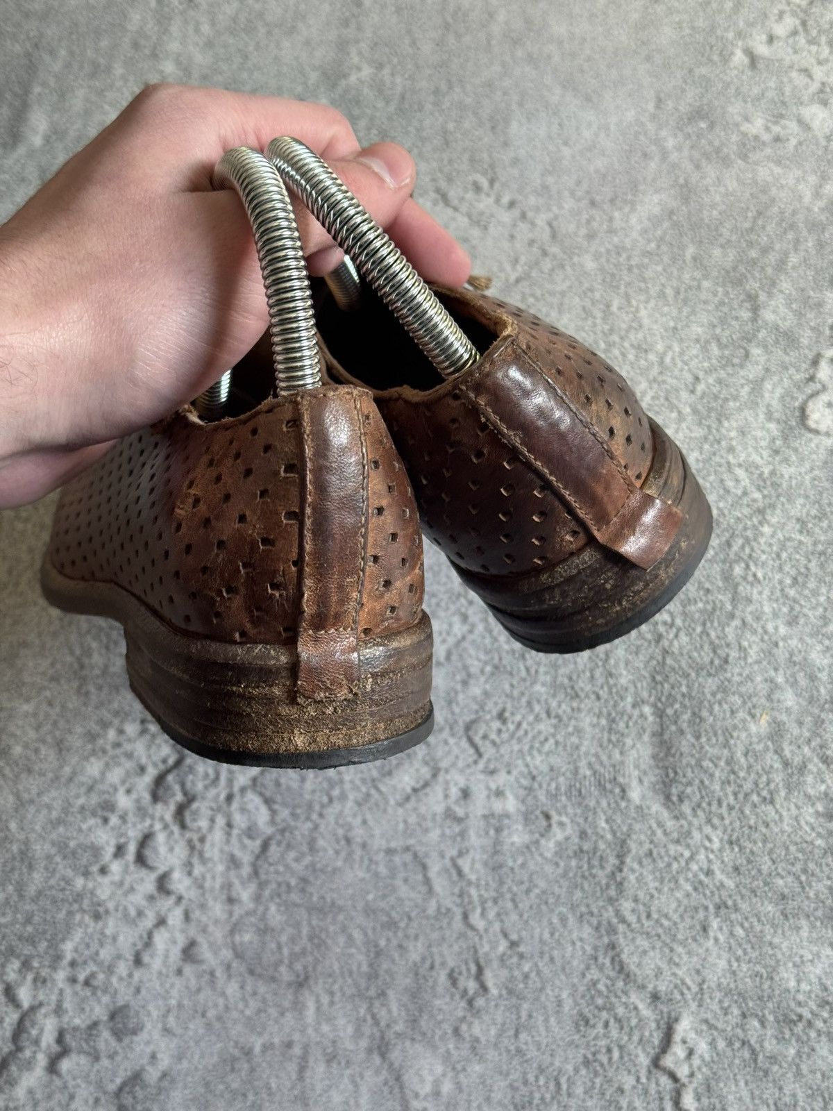 Shoto Shoto 37size leather handcrafted low top shoes boots retro Size US 7 / IT 37 - 14 Thumbnail