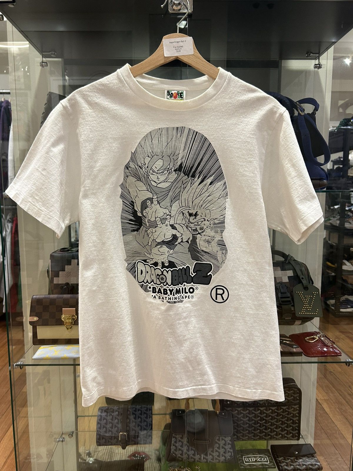 Bape Baoe Dragonball Z Ape Head Tee - White Size US M / EU 48-50 / 2 - 1 Thumbnail