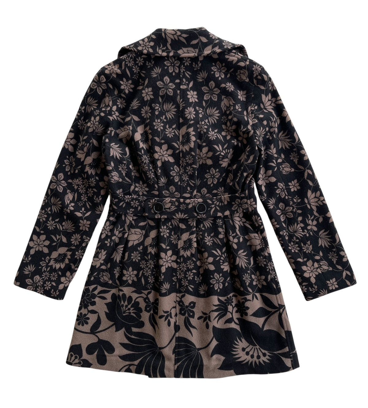 Yohji Yamamoto 1990s Yohji Yamamoto Double Breasted Floral Coats Size M / US 6-8 / IT 42-44 - 3 Thumbnail