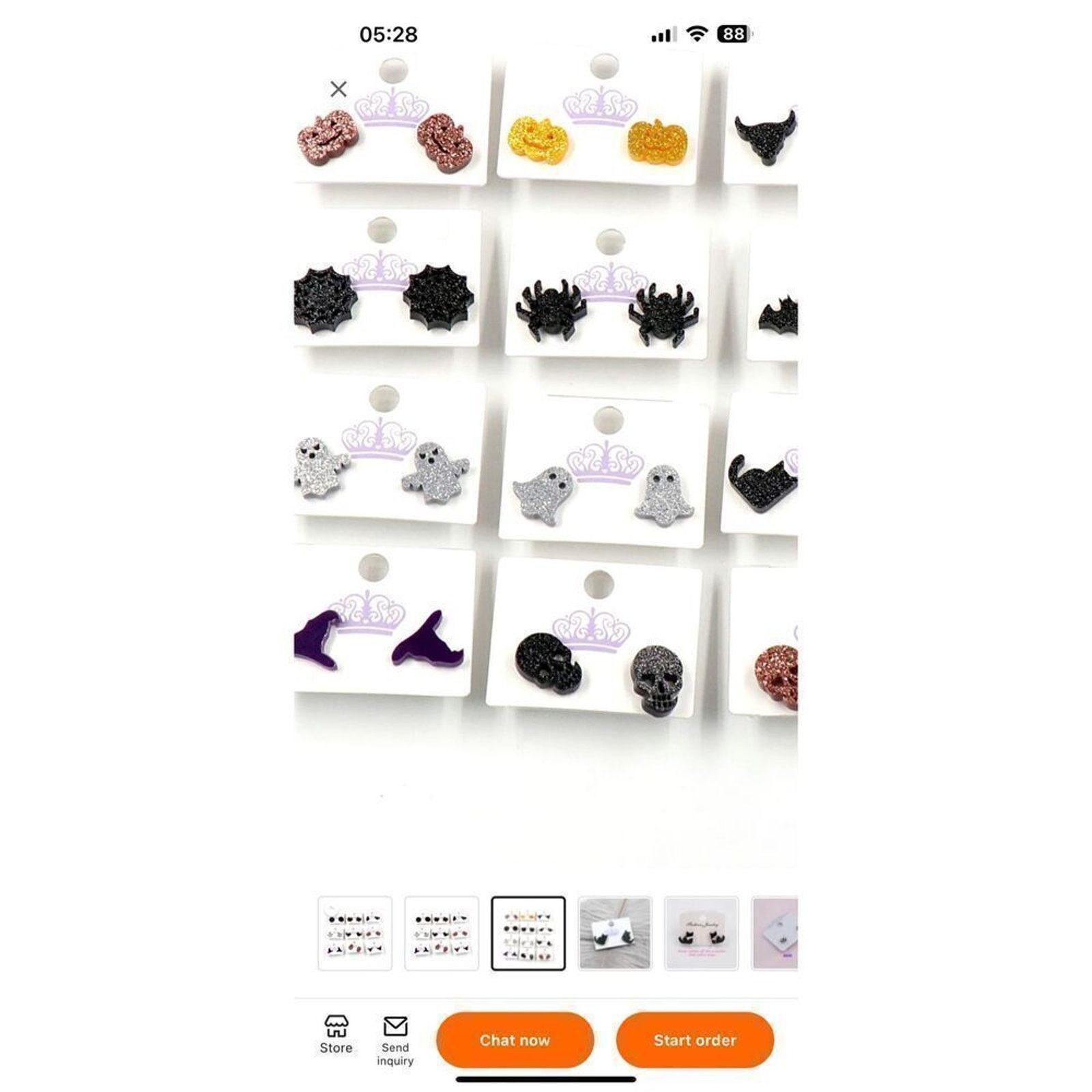 Other Spooky Halloween ghost stud earrings | OS, new Size ONE SIZE - 4 Thumbnail