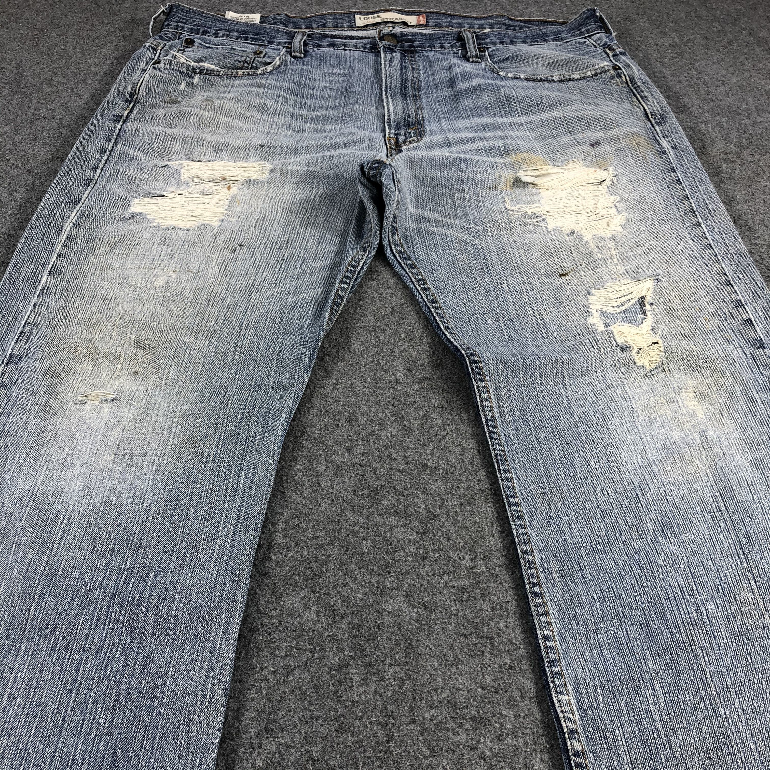 Levi's × Vintage Vintage Distress Levis 569 Jeans-JM1257 Size US 43 - 3 Thumbnail