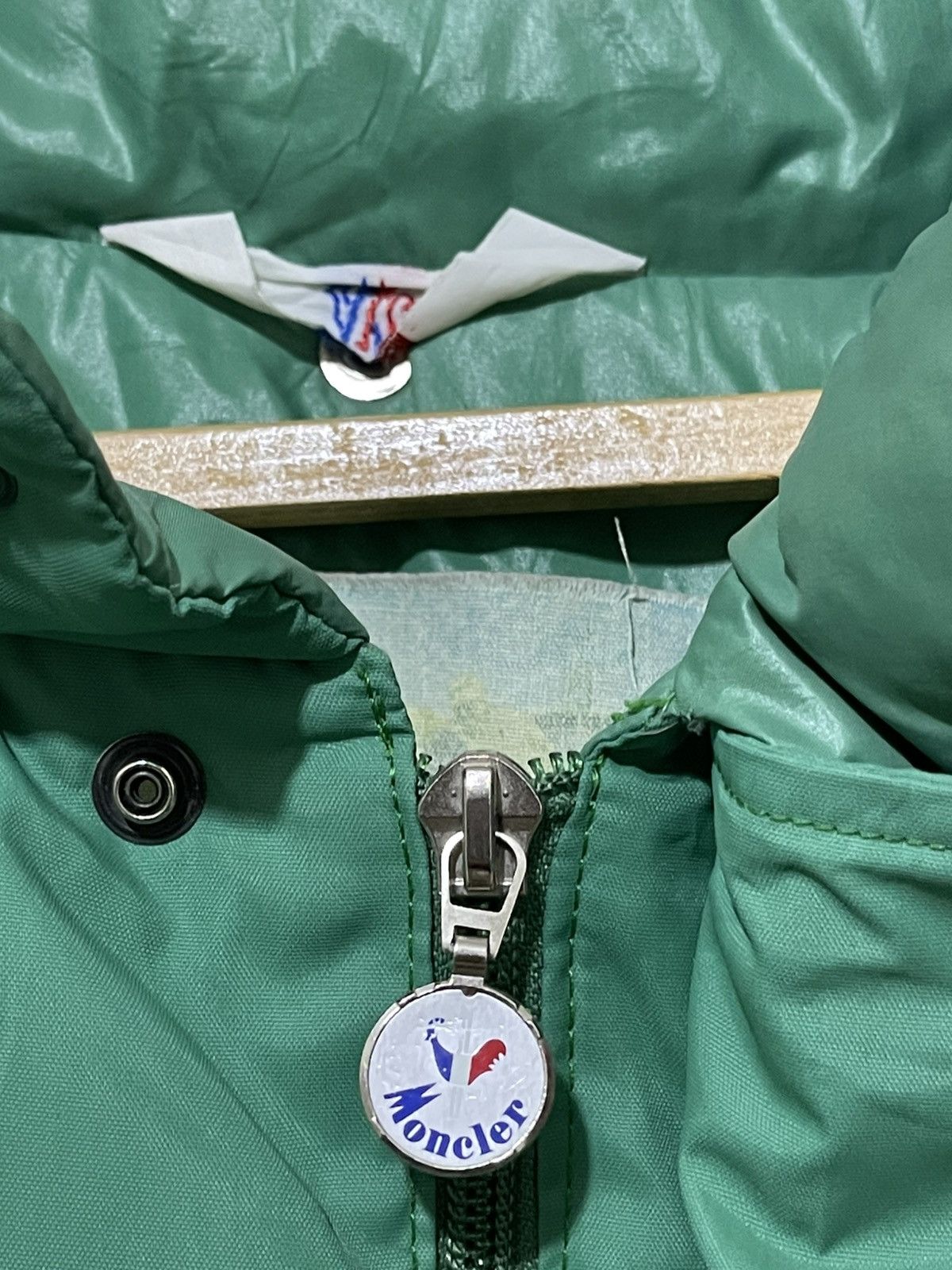 Moncler Grenoble Vintage Moncler Grenoble 80s Green Down Jacket Size US XL / EU 56 / 4 - 6 Thumbnail