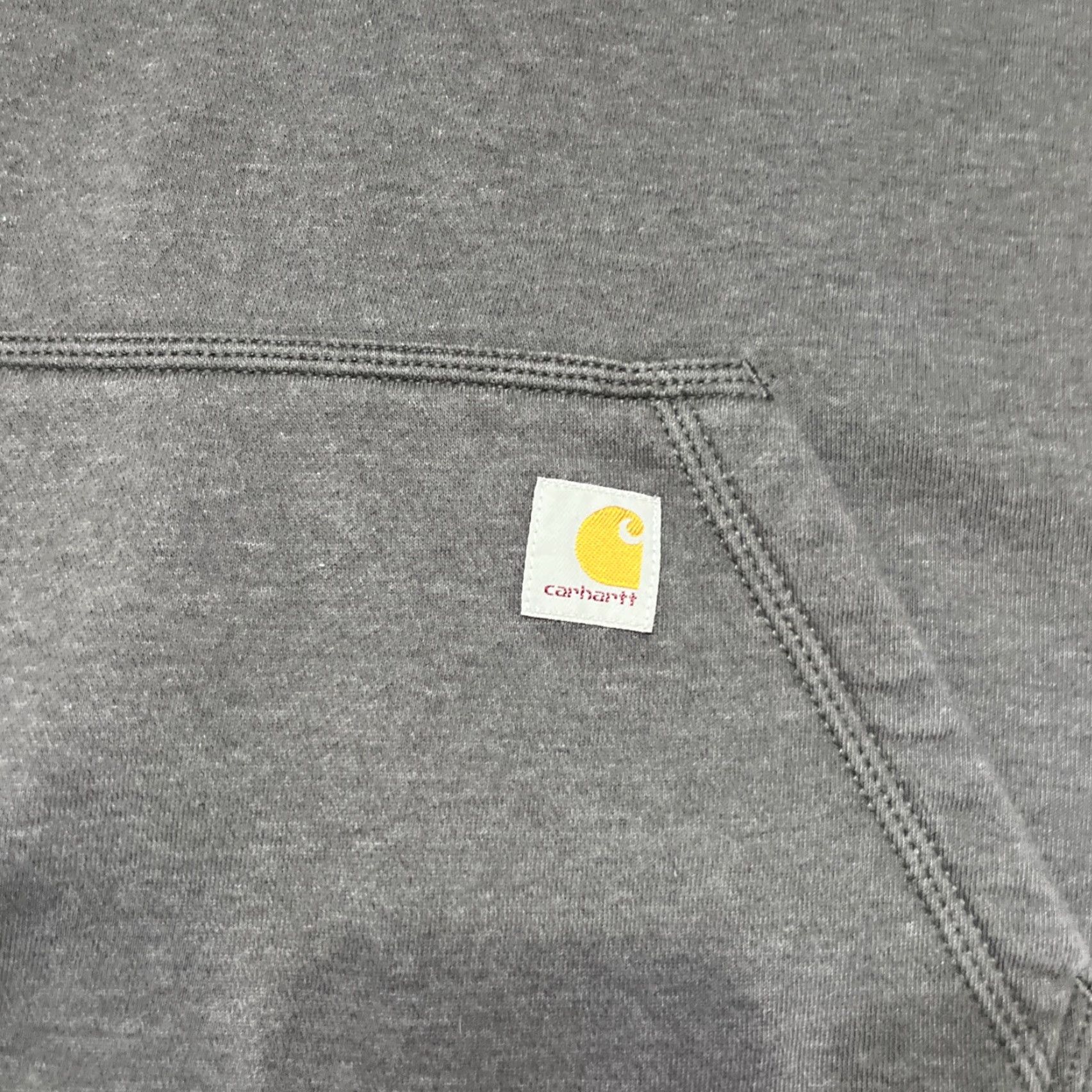 Carhartt Carhartt Hoodie Mens 2XL Gray Relaxed Fit Pullover Kangaroo Pocket Graphic Print Logo Size US XXL / EU 58 / 5 - 2 Thumbnail