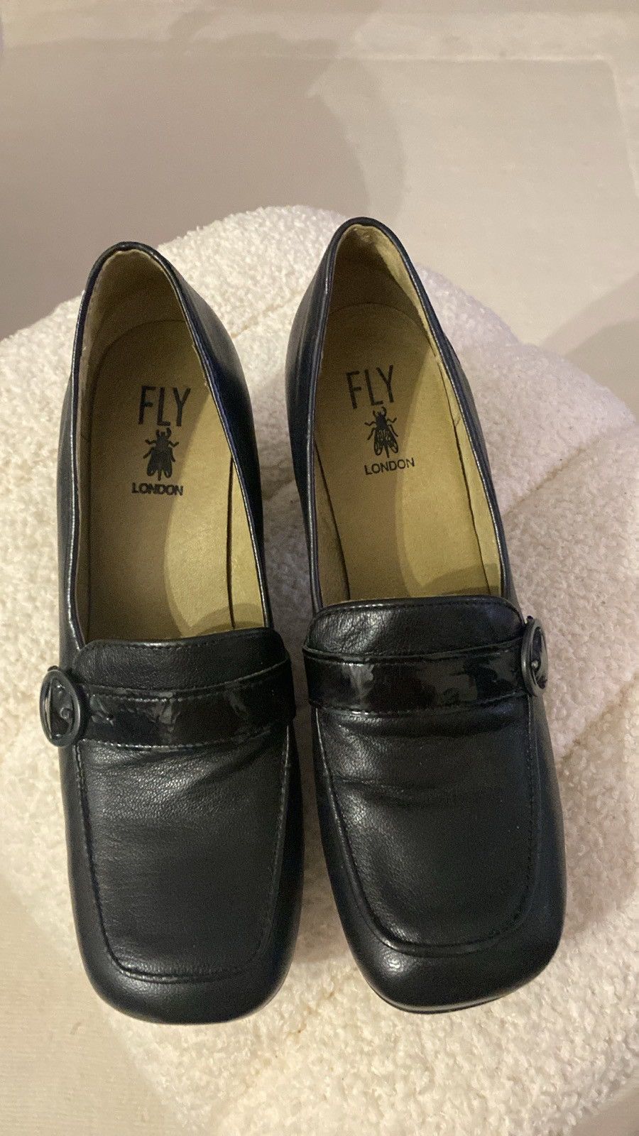 Fly London FLY London Black Shoes Size US 7 / IT 37 - 2 Thumbnail
