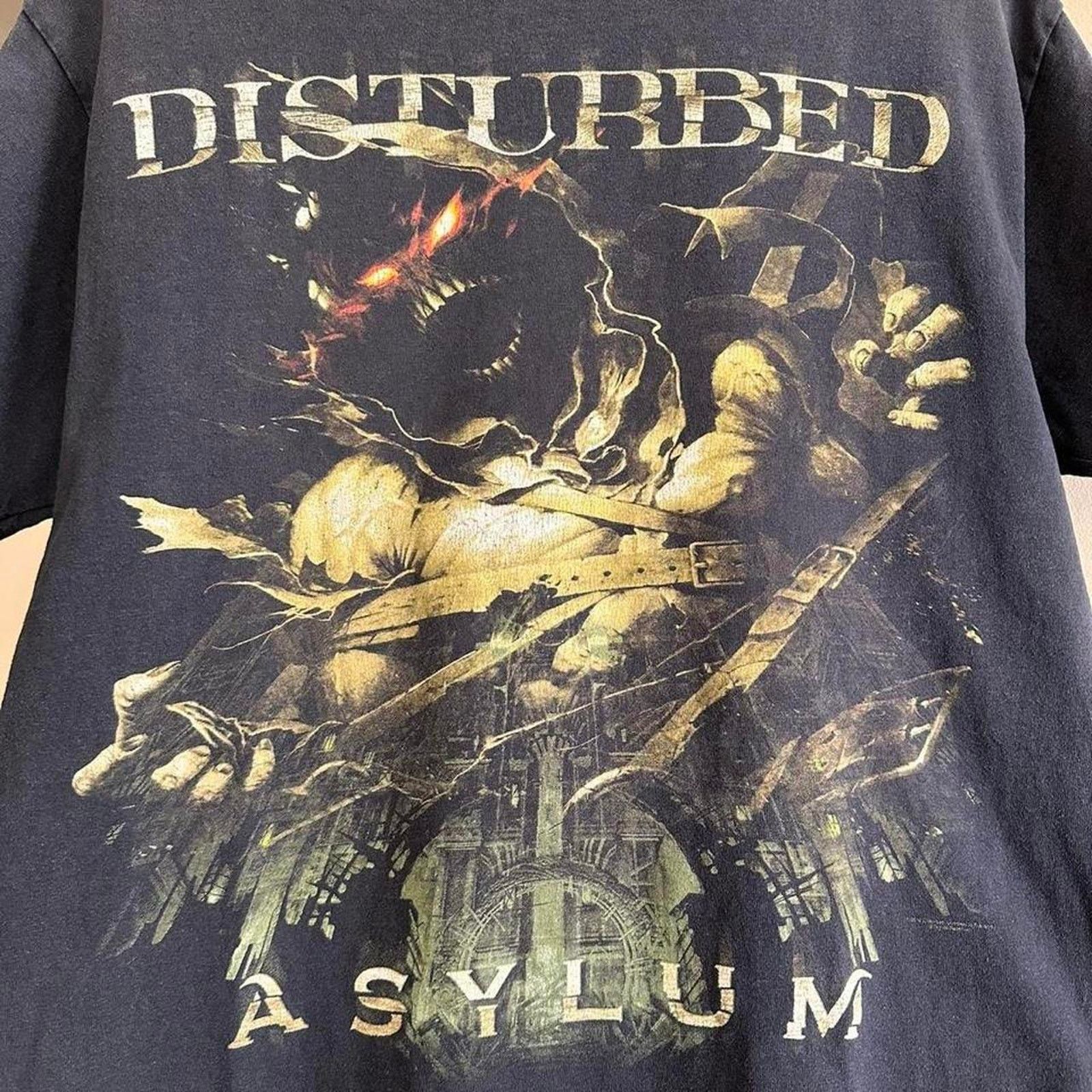 Band Tees × Vintage Vintage Disturbed Asylum Tour 2002 Shirt Size US M / EU 48-50 / 2 - 3 Thumbnail
