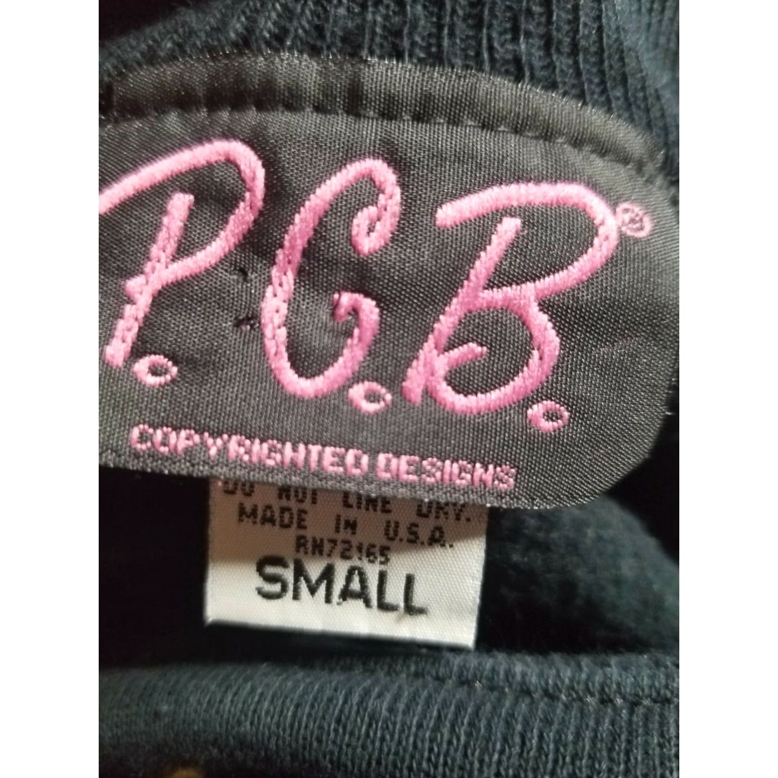Vintage VINTAGE P.G.B. Women's S Bedazzled Bicycle Crewneck Sweatshirt Black Size S / US 4 / IT 40 - 3 Thumbnail