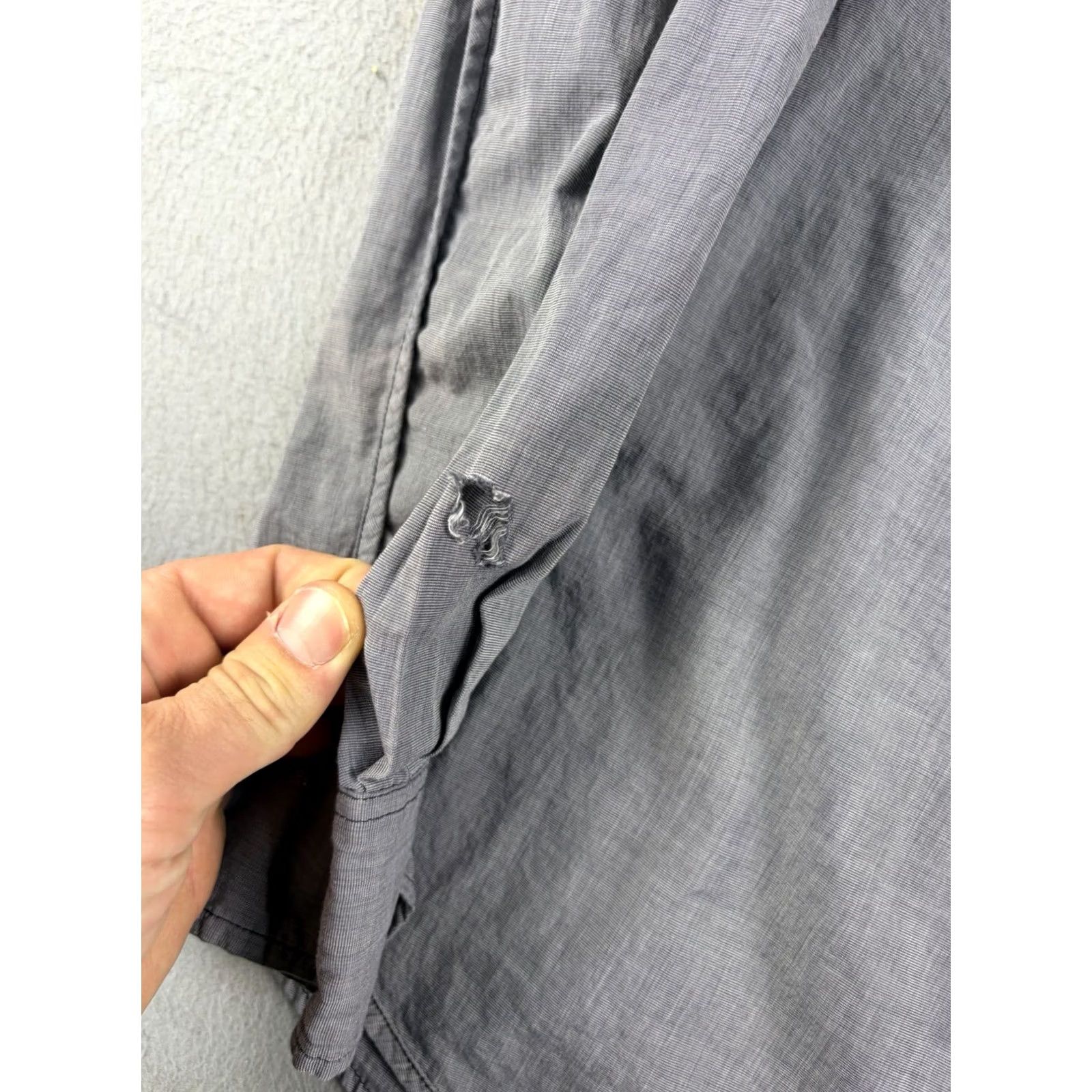 Polo Ralph Lauren VINTAGE Polo Jeans Company Pearl Snap Shirt Men’s Medium Gray Button Up Western Shirt Mens M Gray Western Button-Up Long Sleeve Size US M / EU 48-50 / 2 - 4 Thumbnail