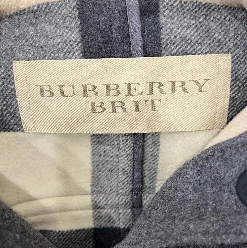 Burberry Burberry Grey Cotton Long Winter Coat for Women. Size XS / US 0-2 / IT 36-38 - 5 Thumbnail