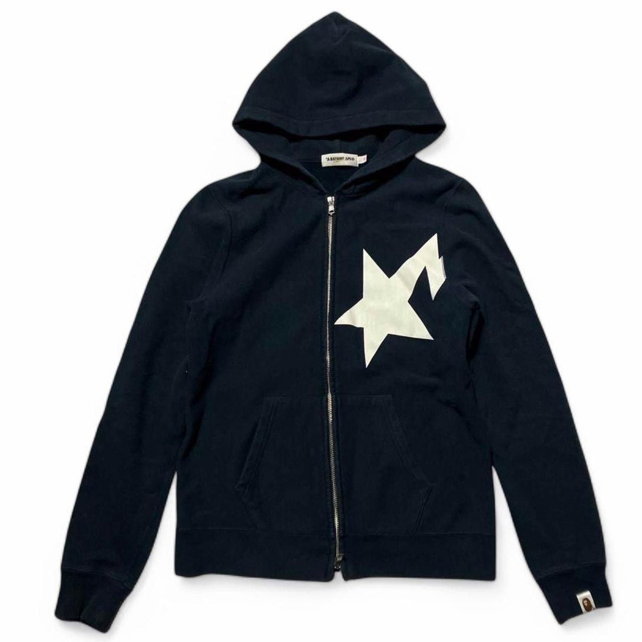 Bape × Nigo Bape Navy Bapesta Zip Up Size S / US 4 / IT 40 - 1 Thumbnail